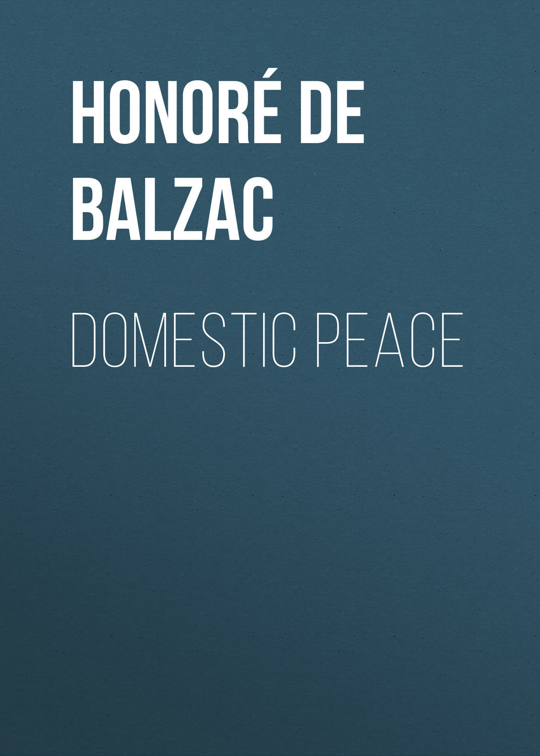 Обложка книги «Domestic Peace»