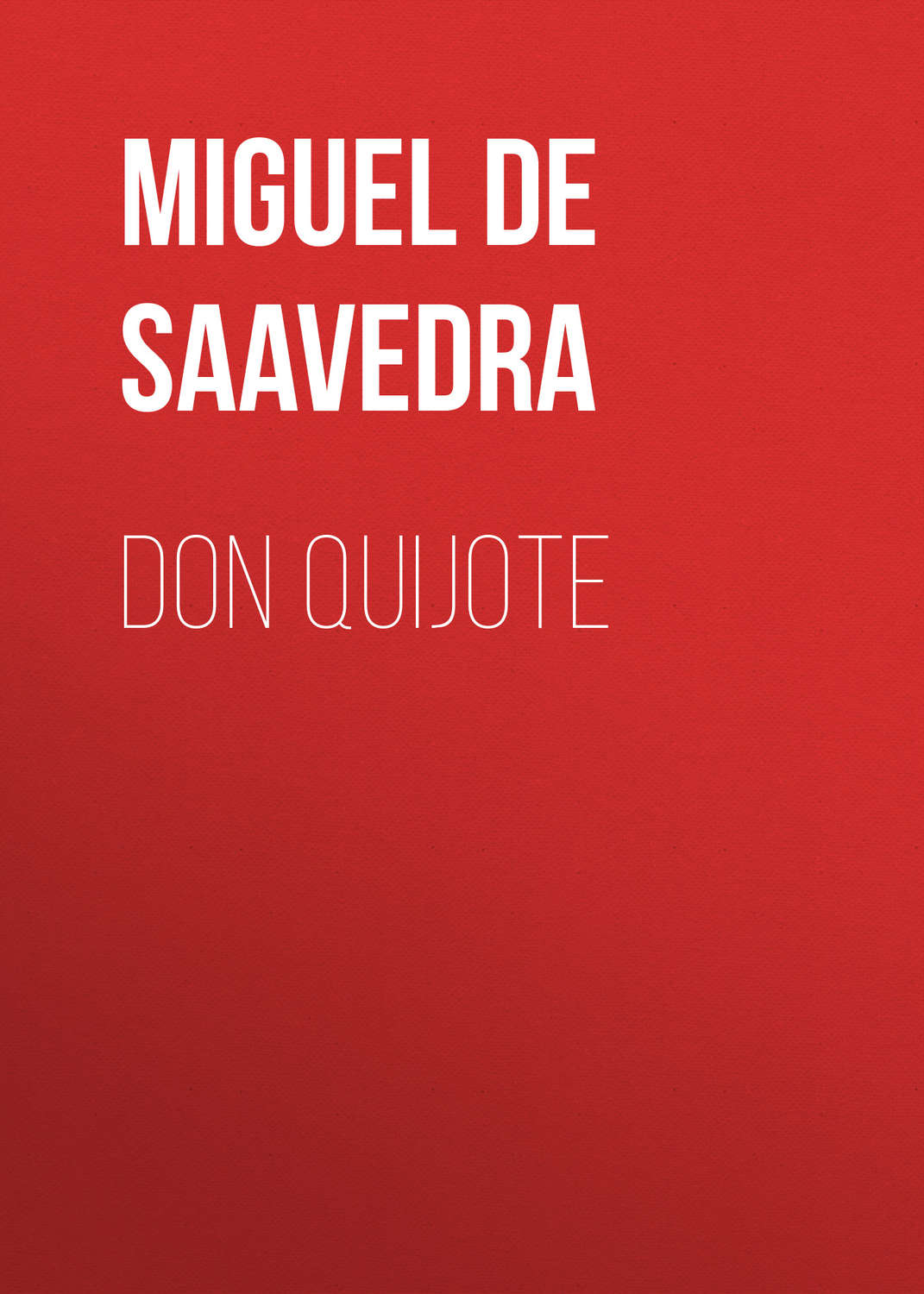 Обложка книги «Don Quijote»