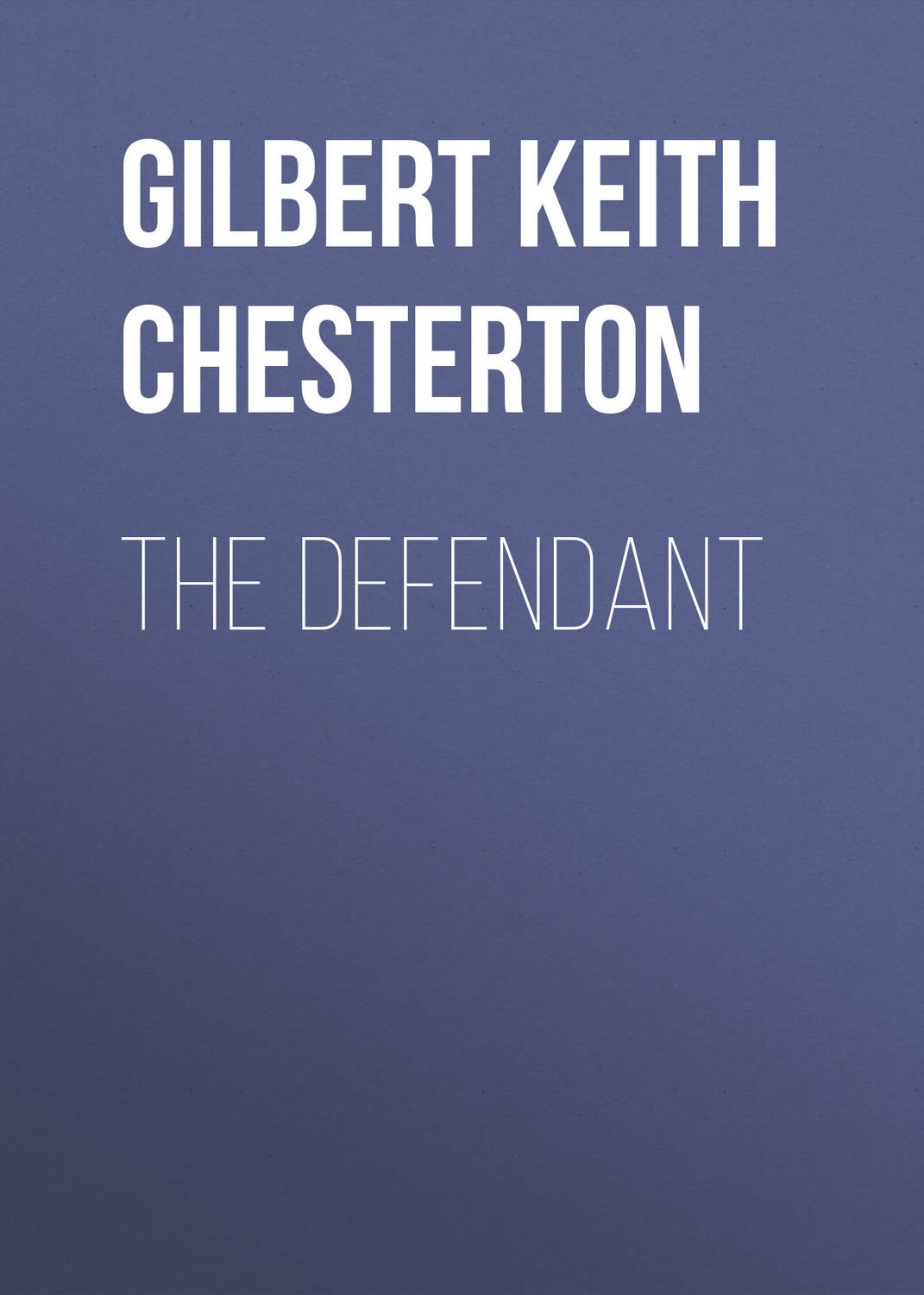 Обложка книги «The Defendant»