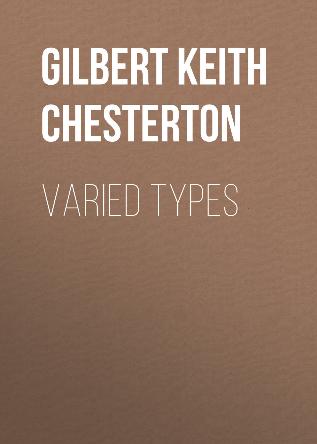 Обложка книги «Varied Types»
