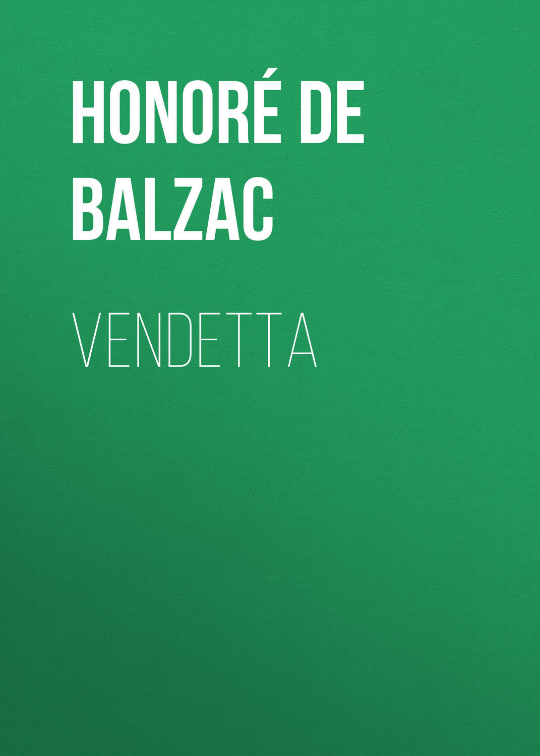 Обложка книги «Vendetta»
