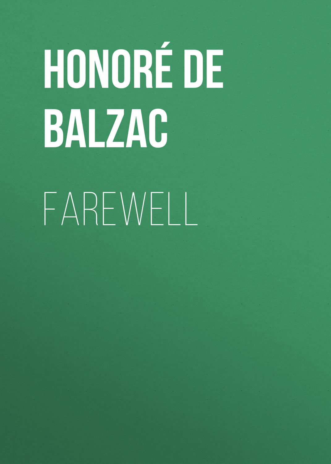 Обложка книги «Farewell»