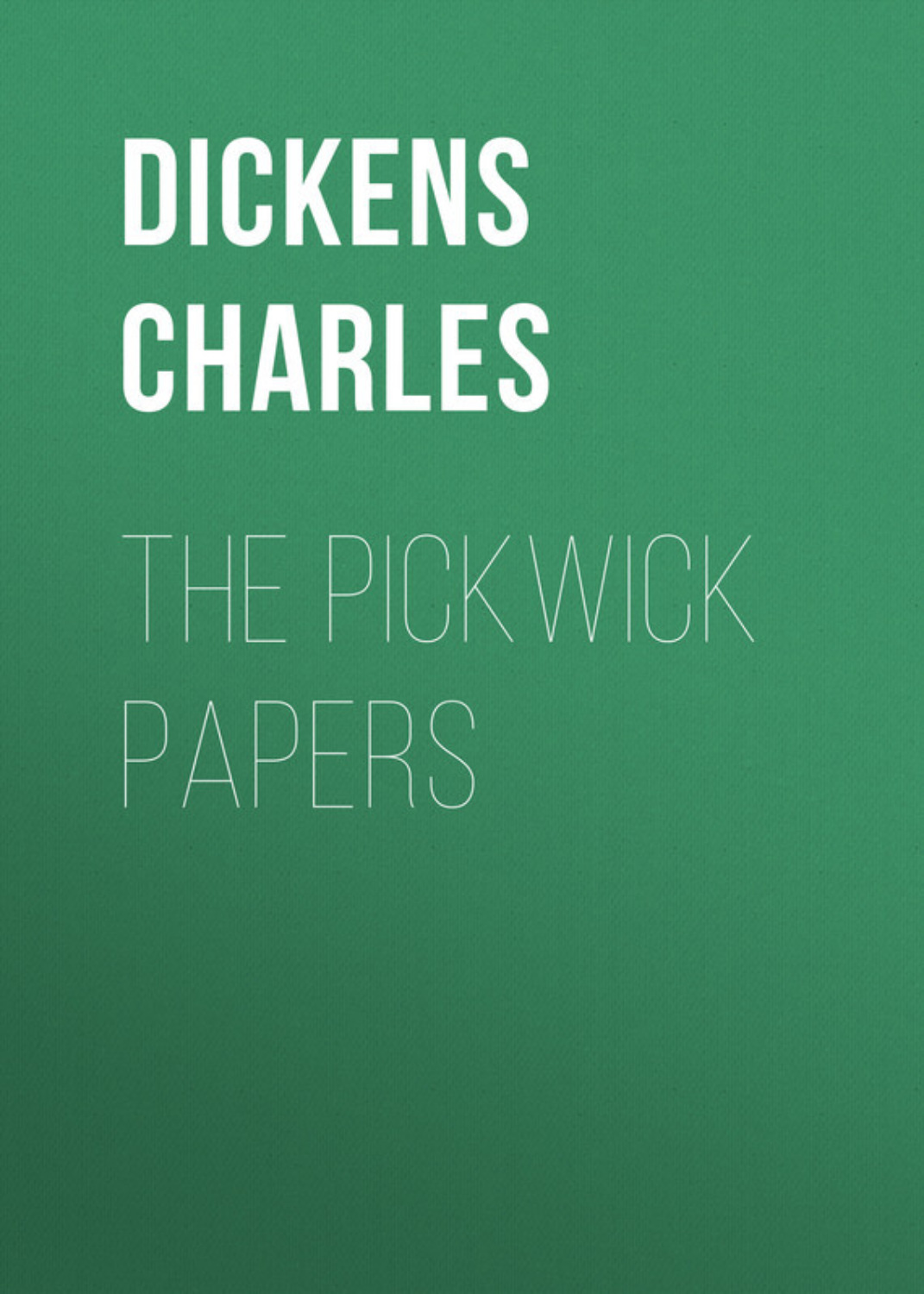 Обложка книги «The Pickwick Papers»