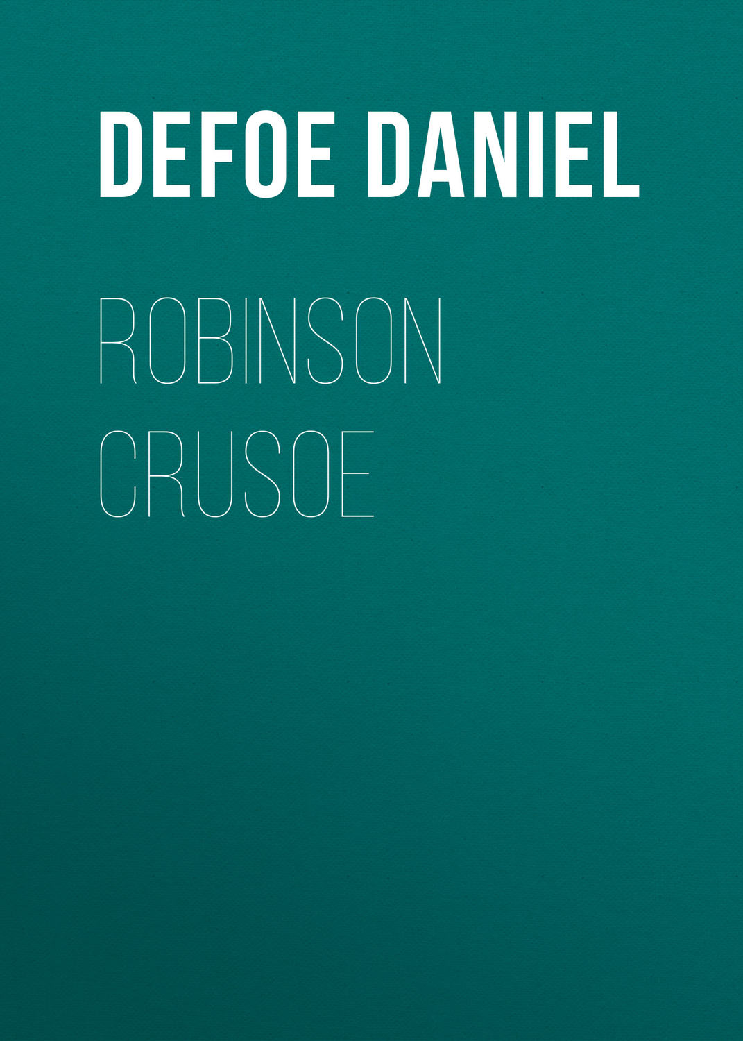 Обложка книги «Robinson Crusoe»