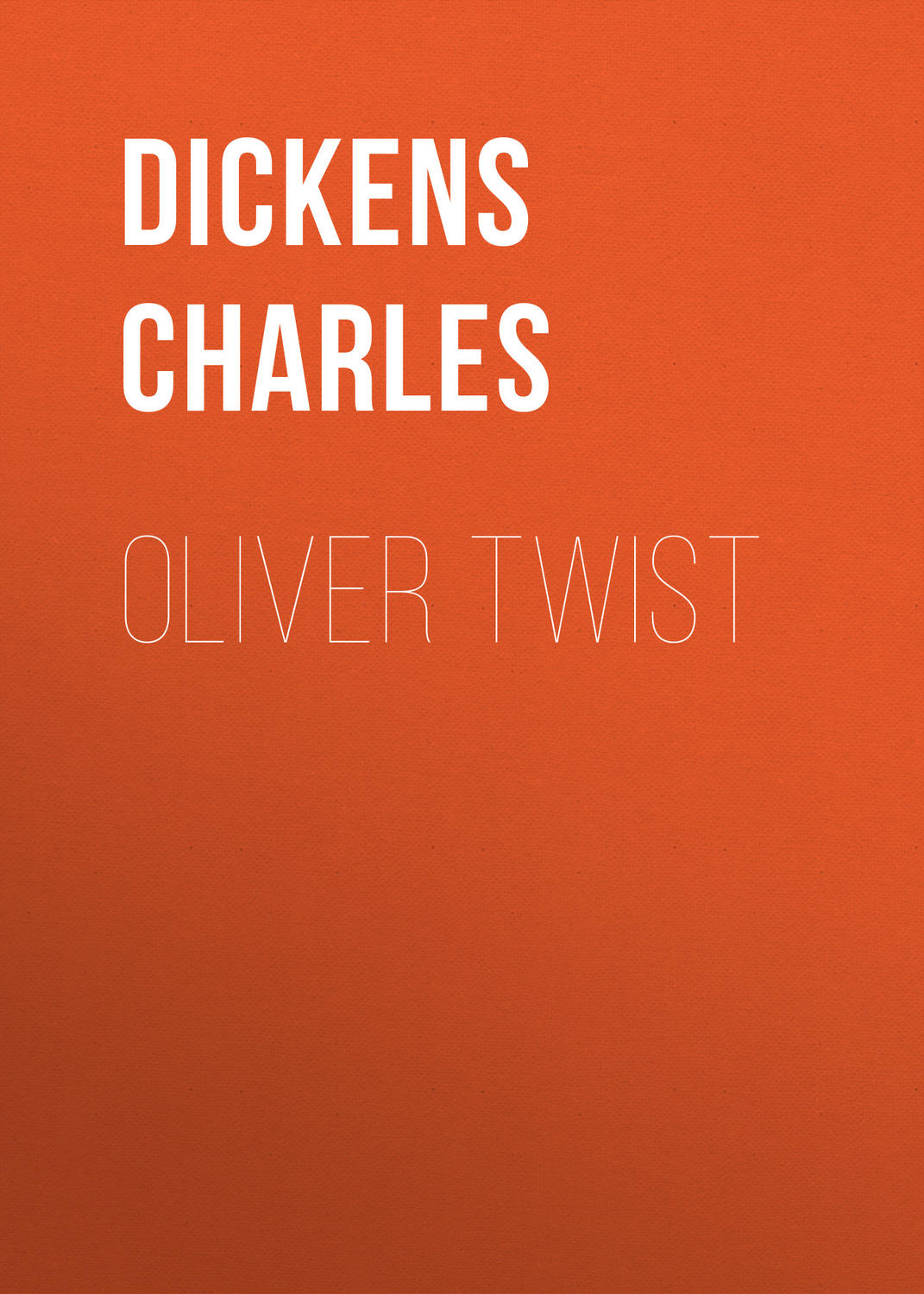 Обложка книги «Oliver Twist»