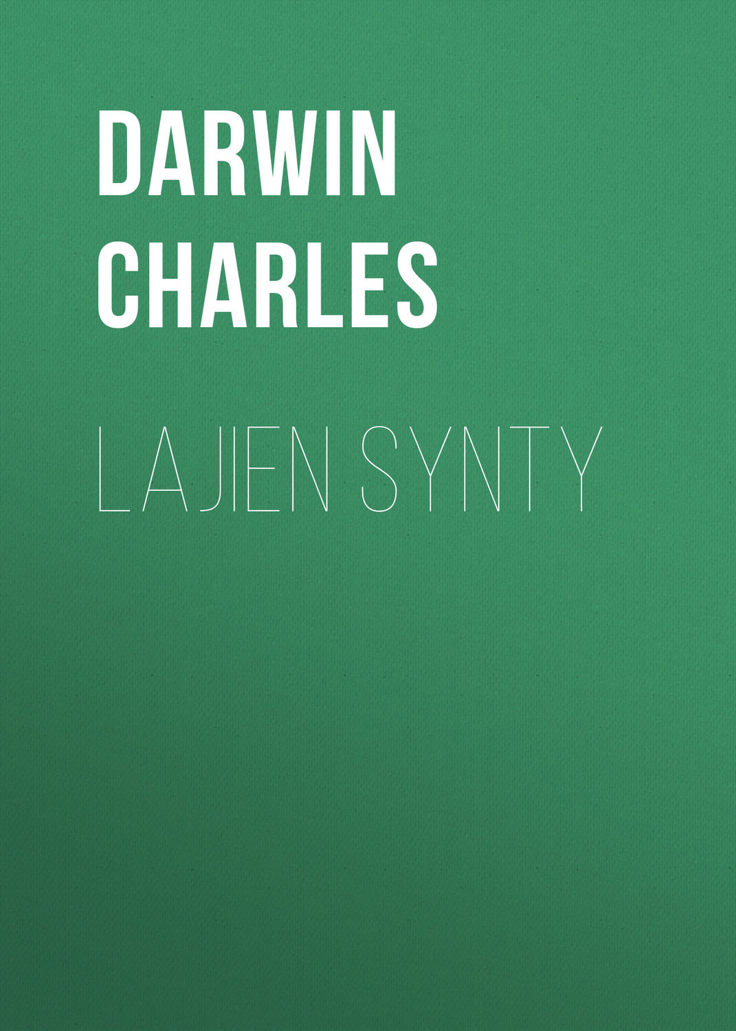 Обложка книги «Lajien synty»