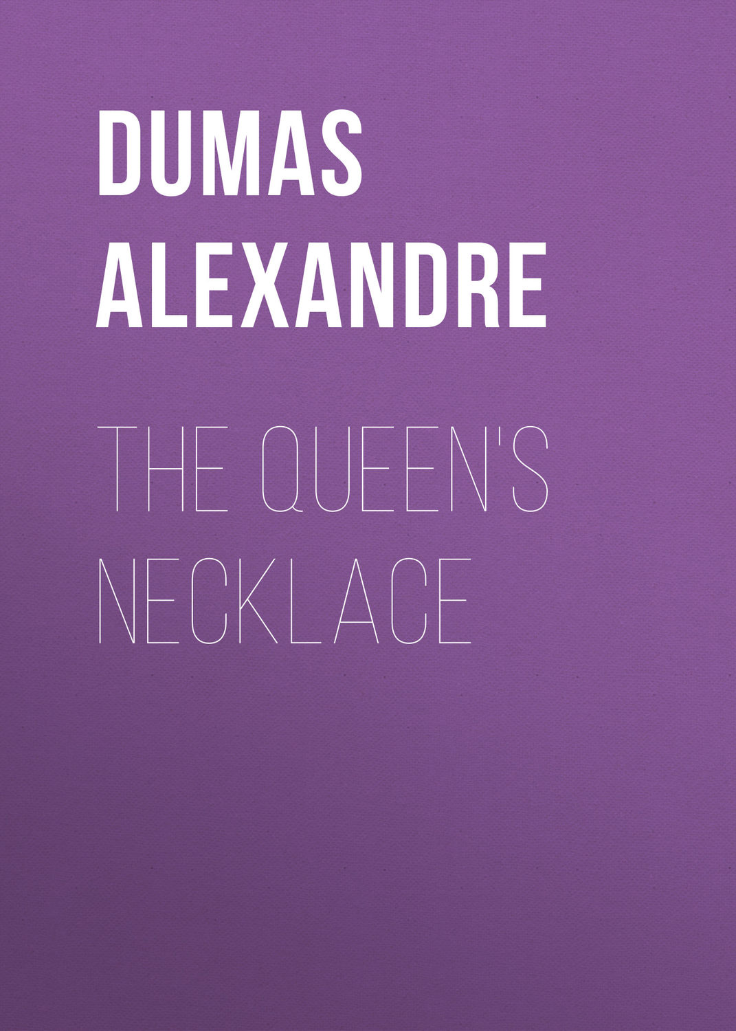 Обложка книги «The Queen's Necklace»