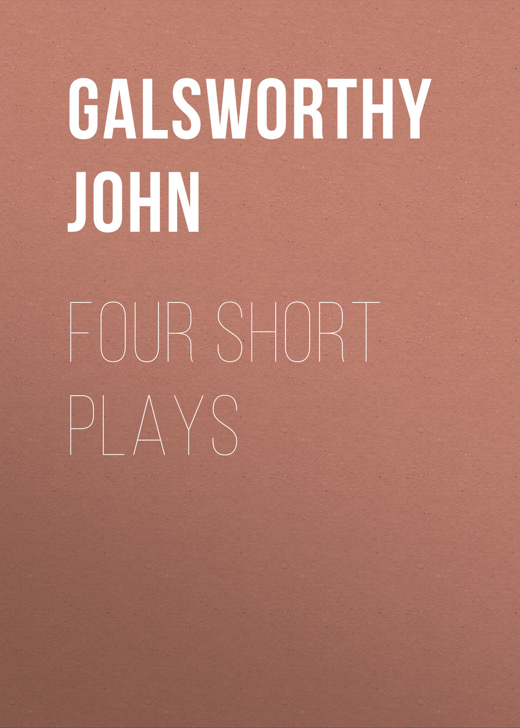 Обложка книги «Four Short Plays»