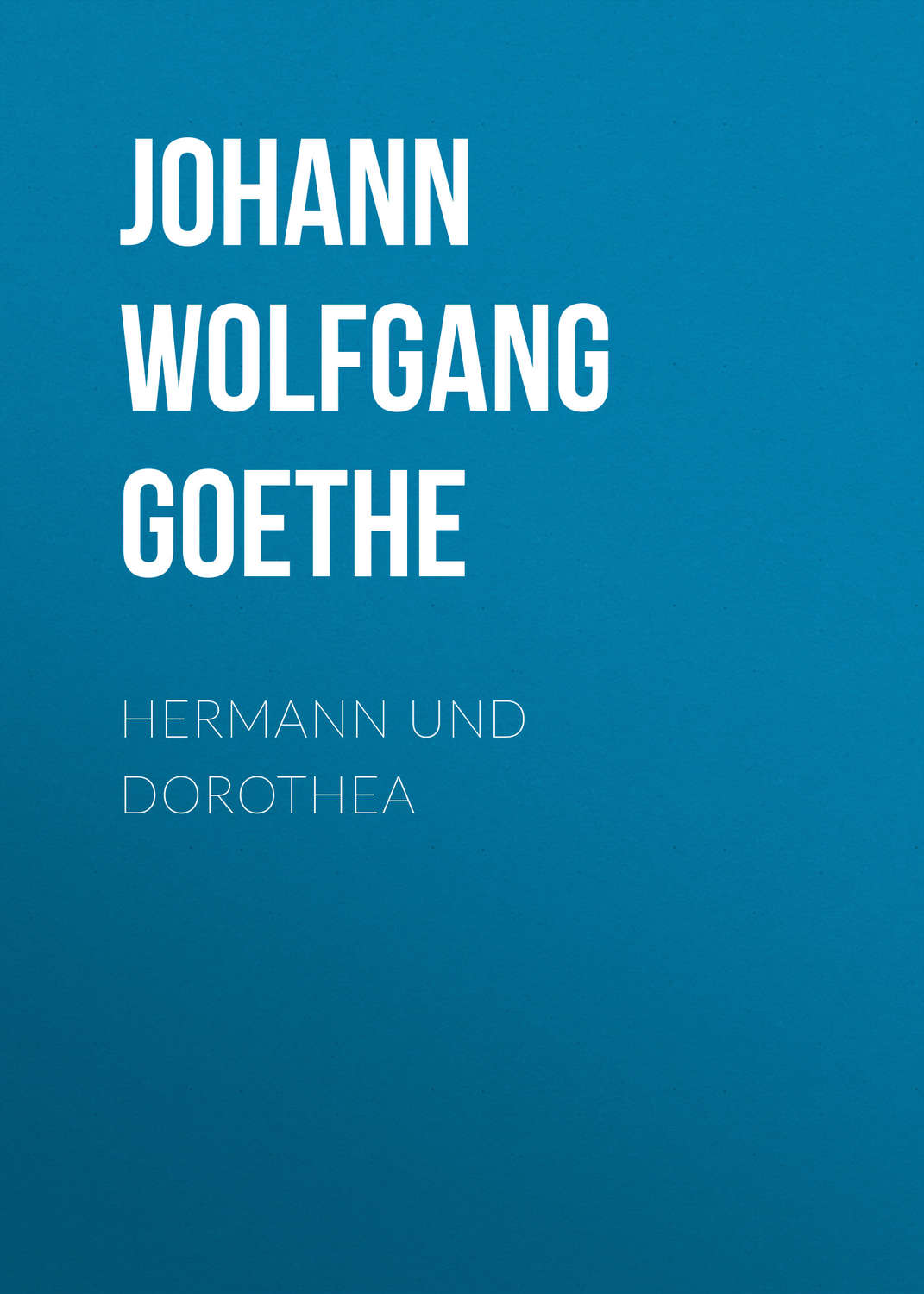 Обложка книги «Hermann und Dorothea»