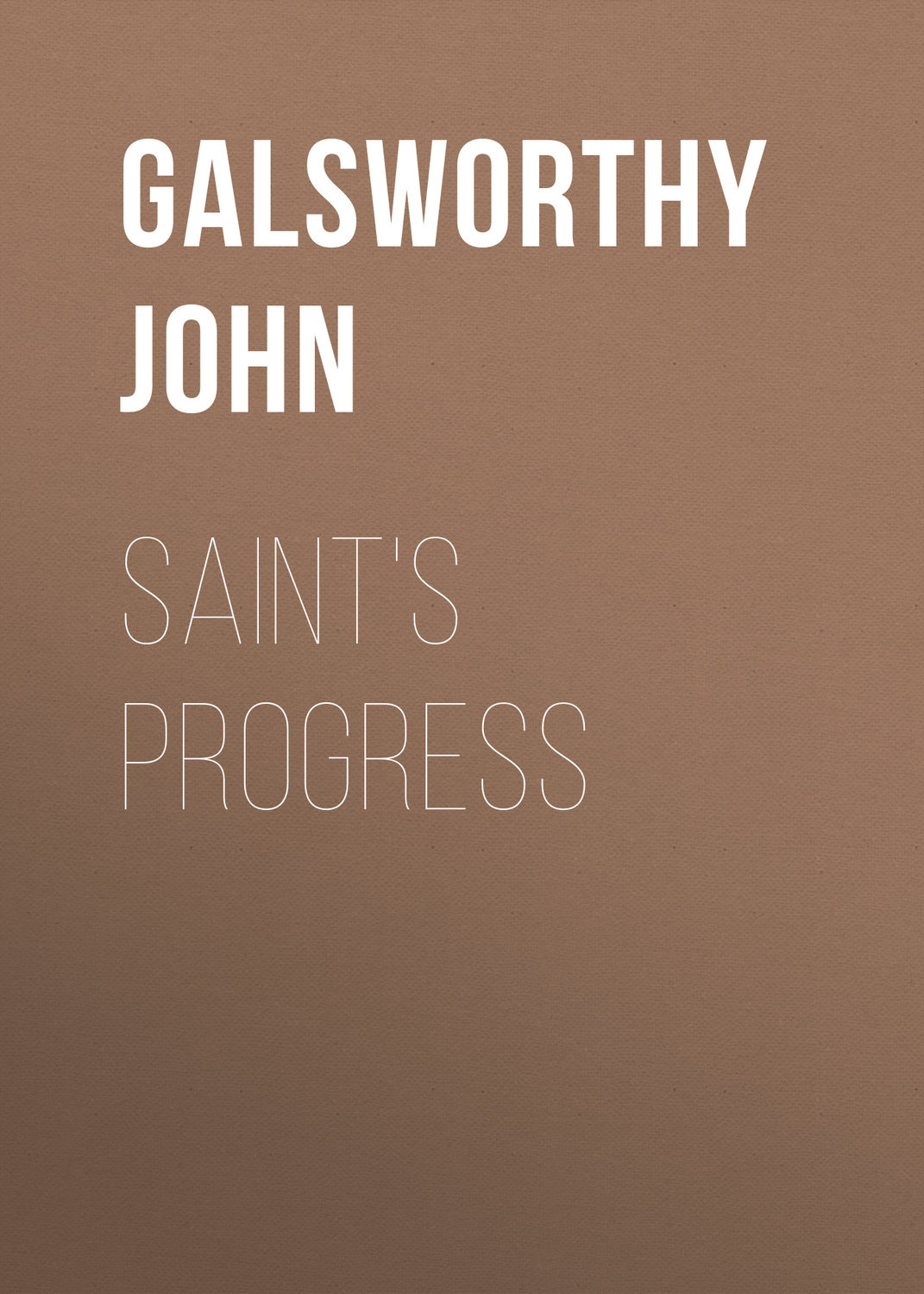 Обложка книги «Saint's Progress»
