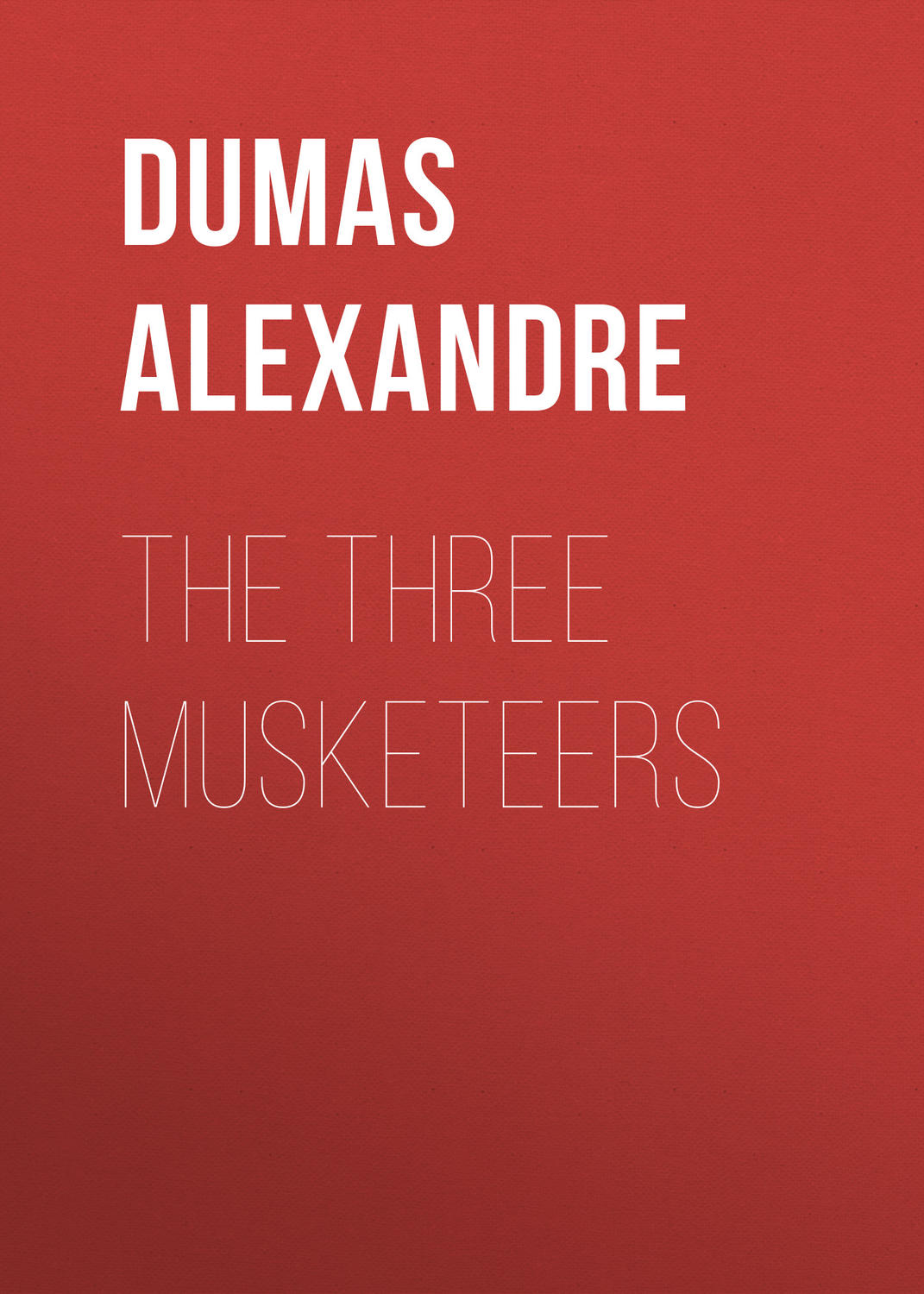 Обложка книги «The Three Musketeers»