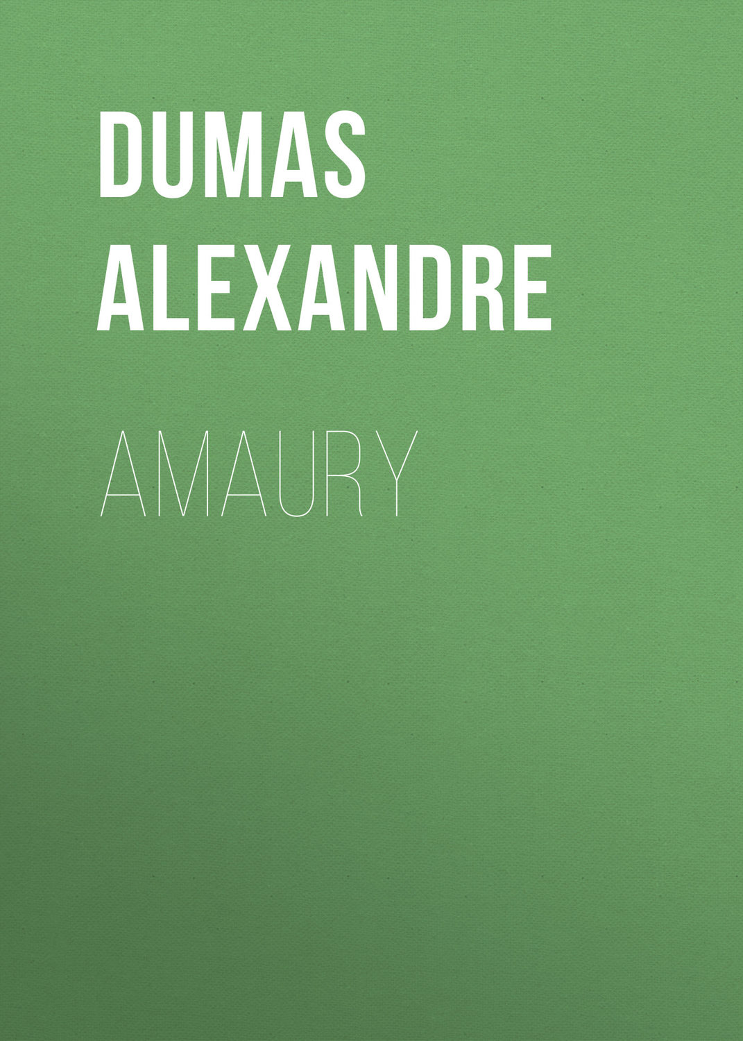Обложка книги «Amaury»