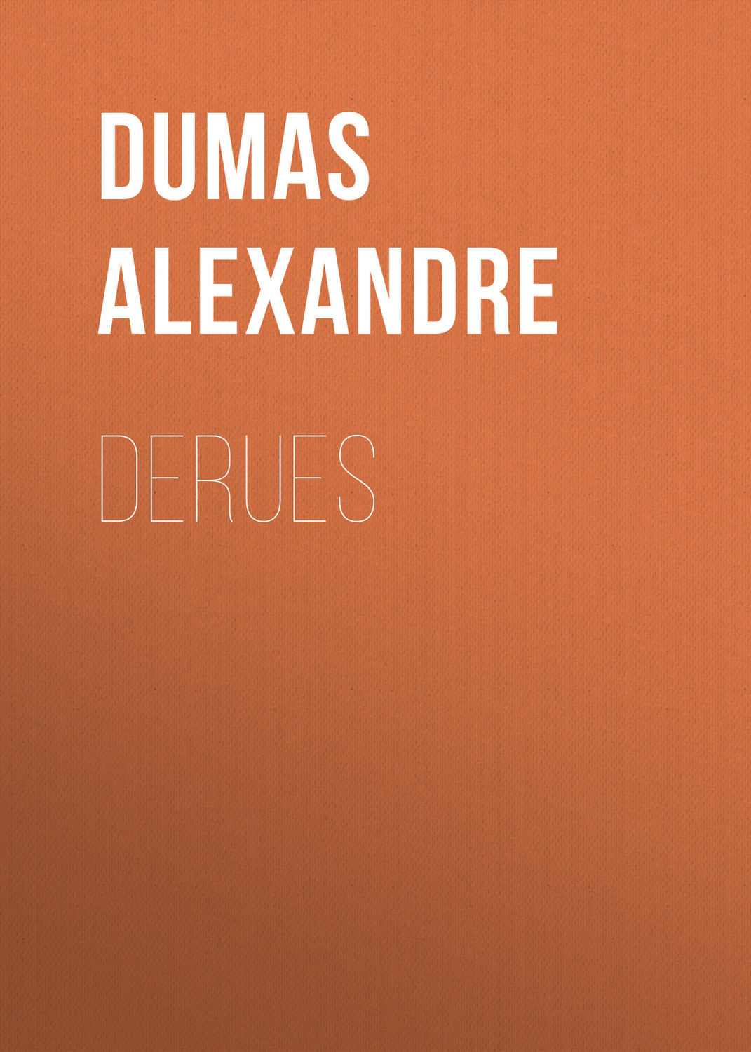Обложка книги «Derues»