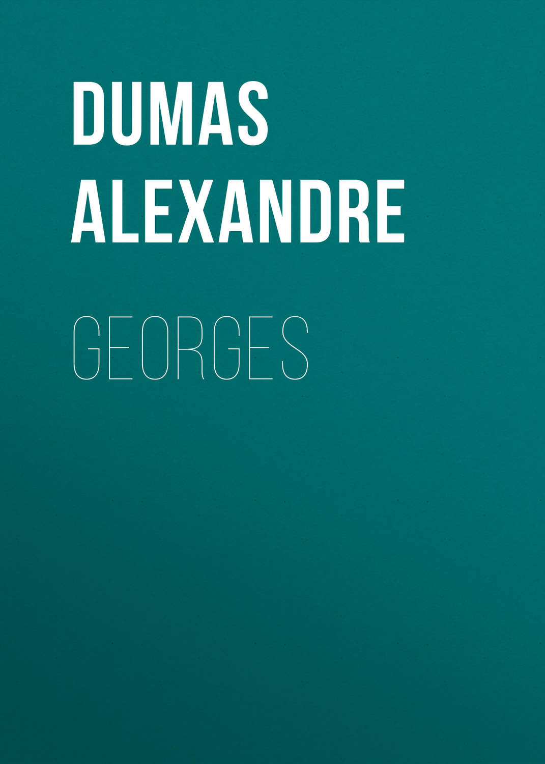 Обложка книги «Georges»