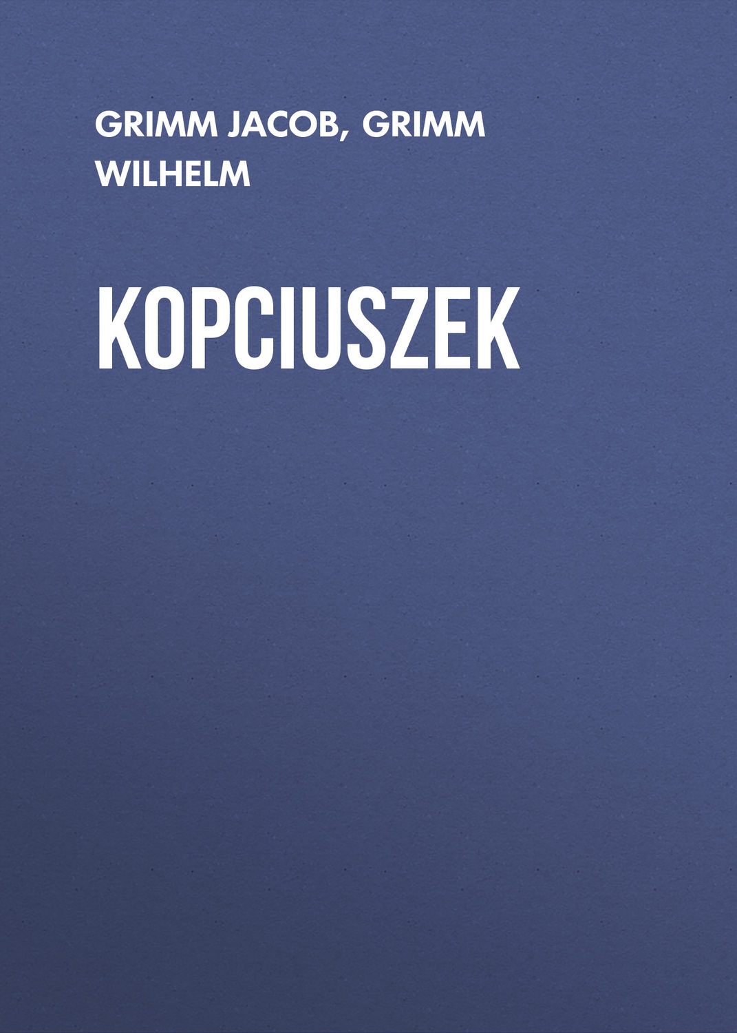 Обложка книги «Kopciuszek»