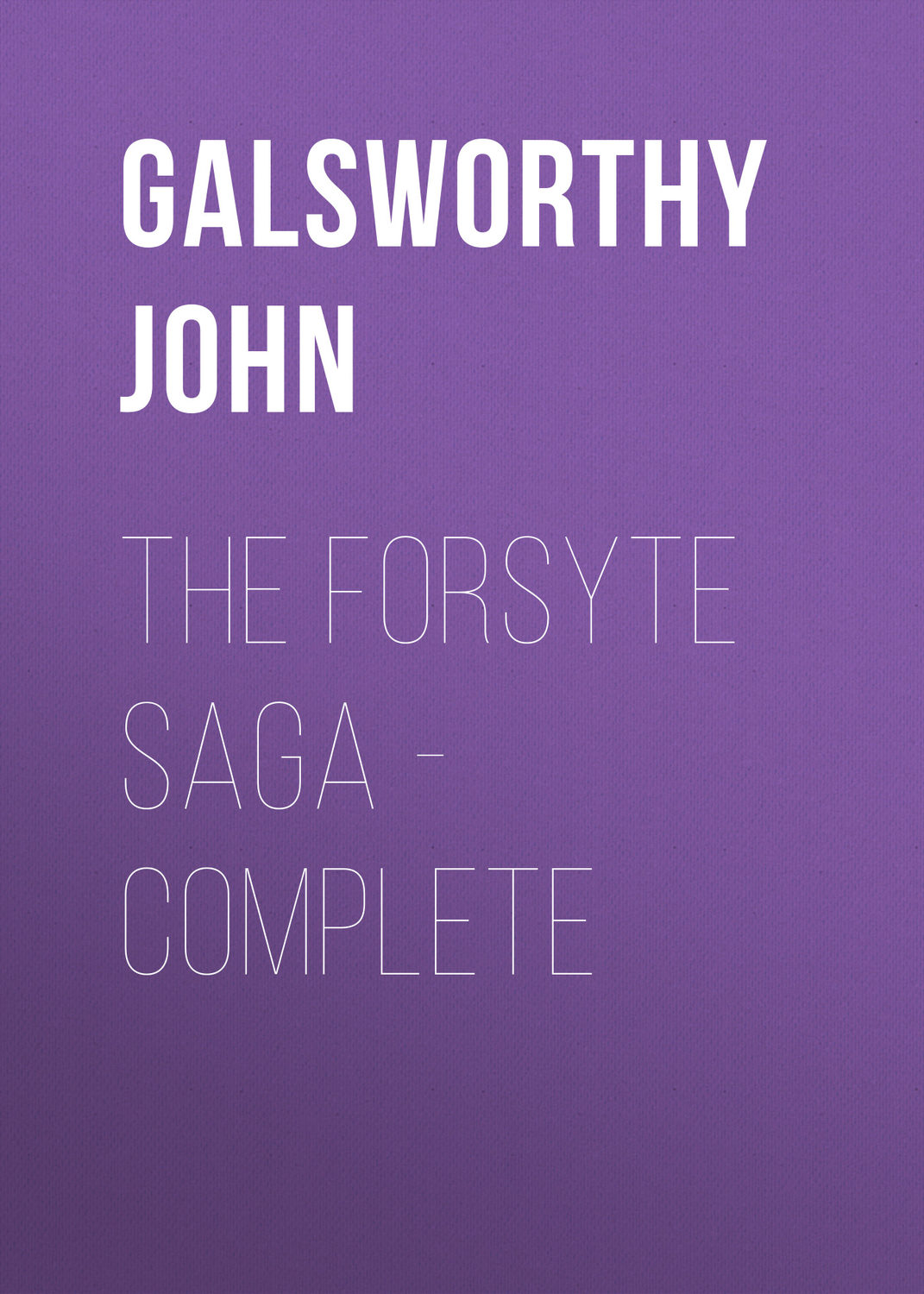 Обложка книги «The Forsyte Saga - Complete»