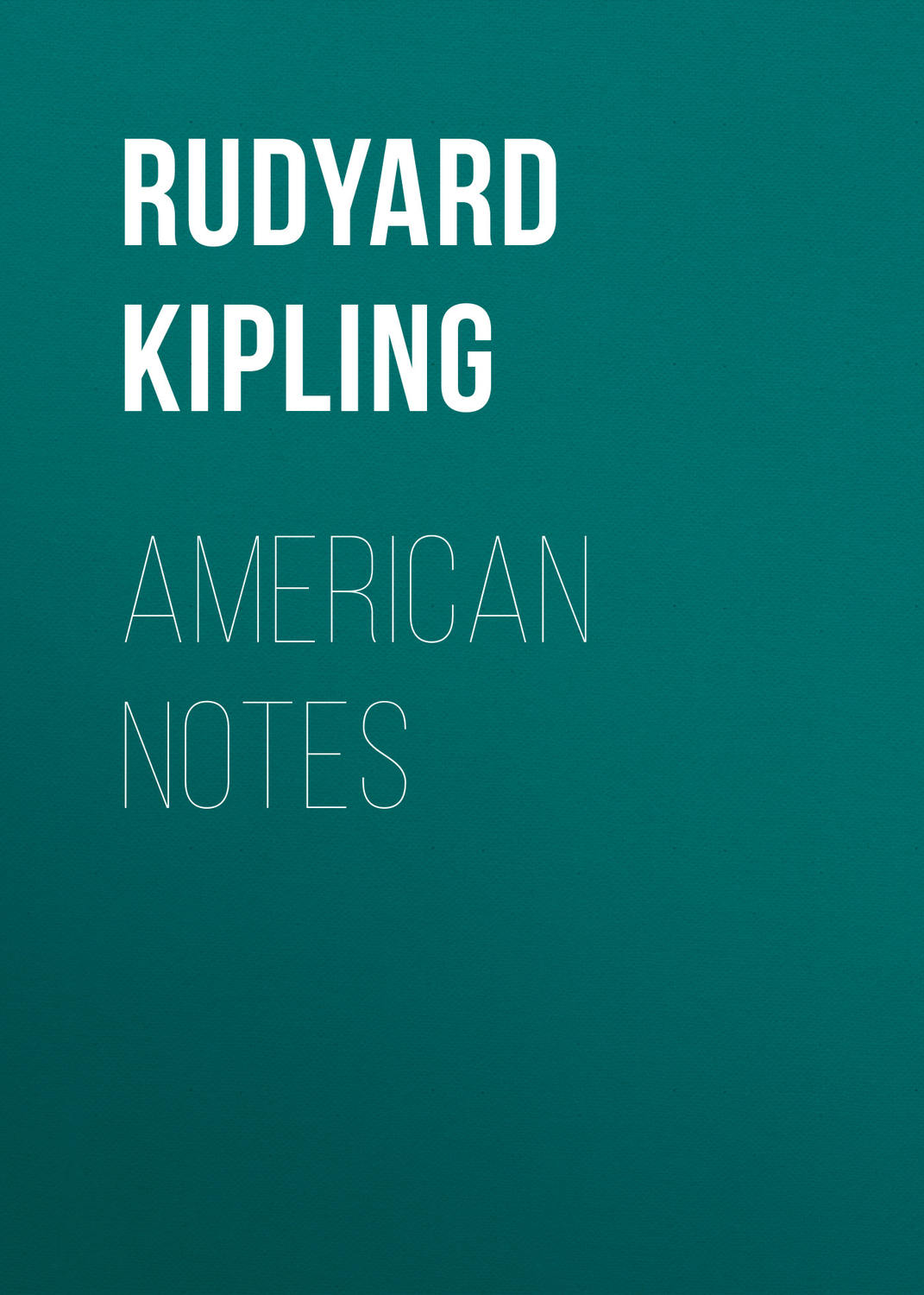Обложка книги «American Notes»