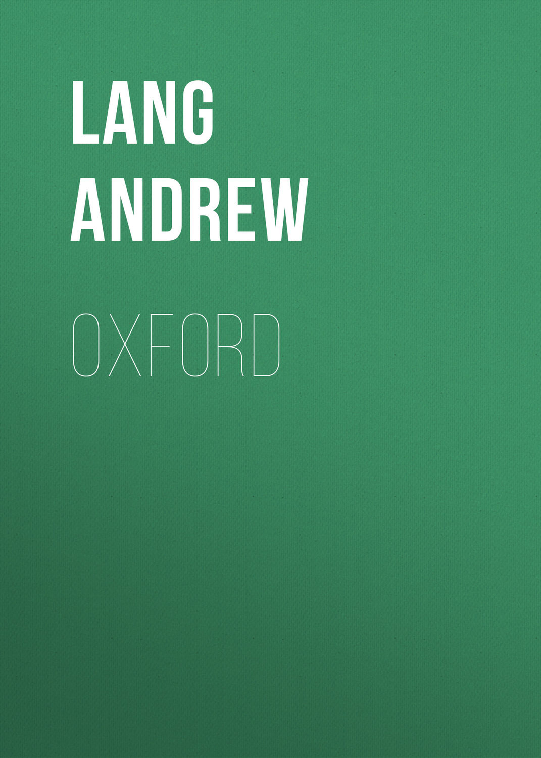 Обложка книги «Oxford»