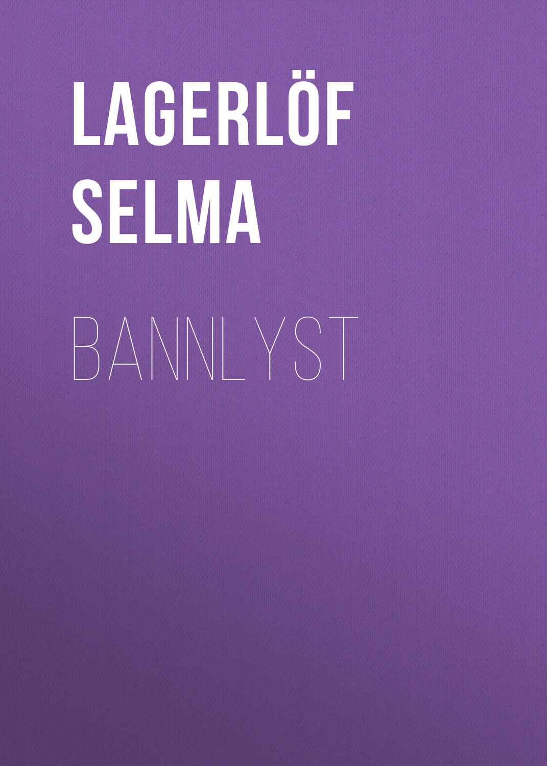 Обложка книги «Bannlyst»