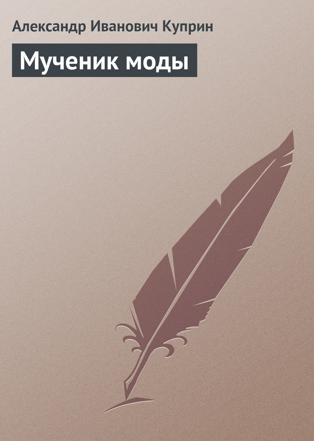 Обложка книги «Мученик моды»