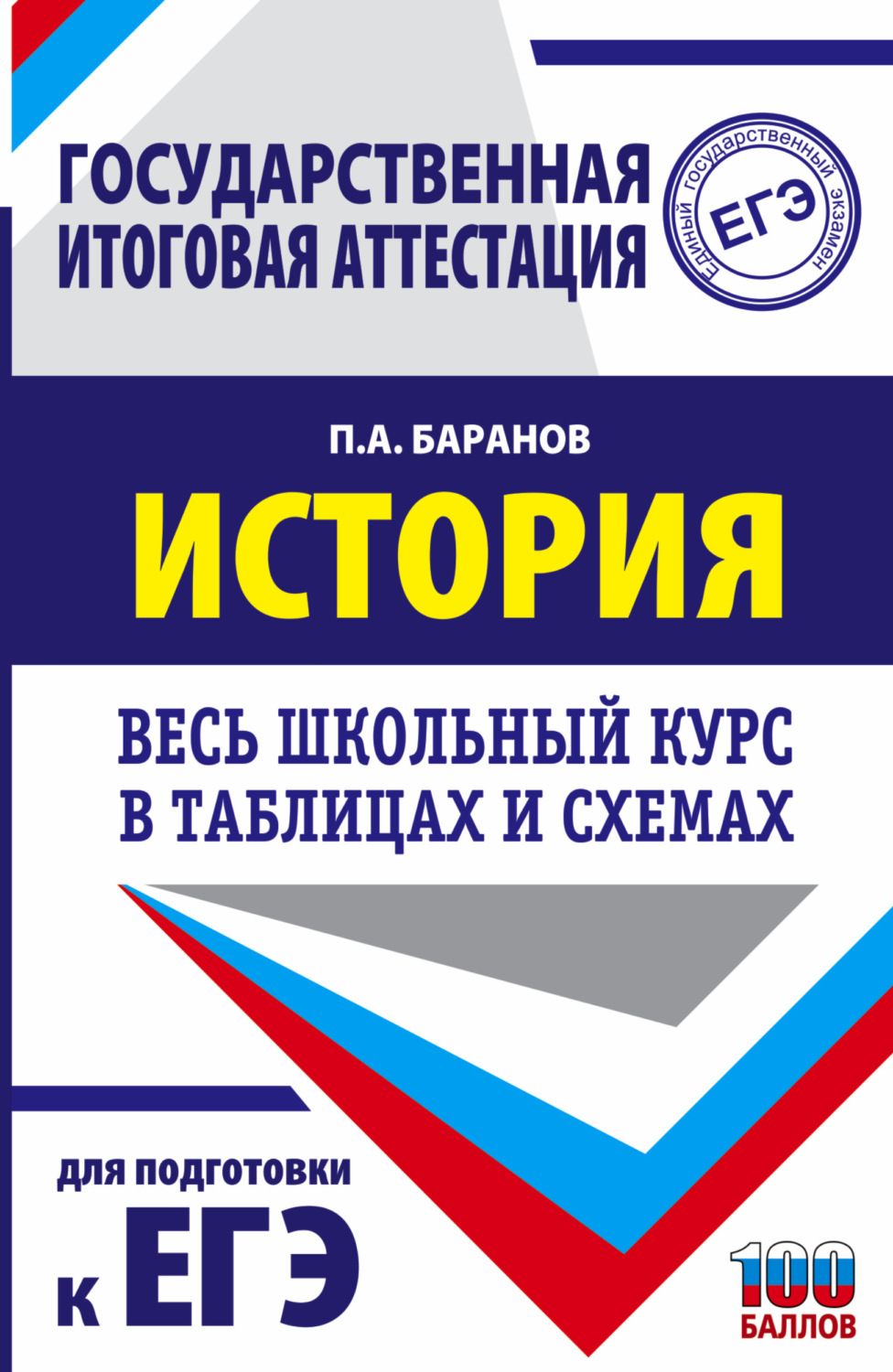 Обложка книги «История России. Весь школьный курс в таблицах и схемах для подготовки к ЕГЭ»