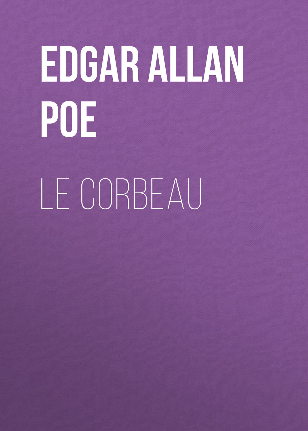 Обложка книги «Le Corbeau»