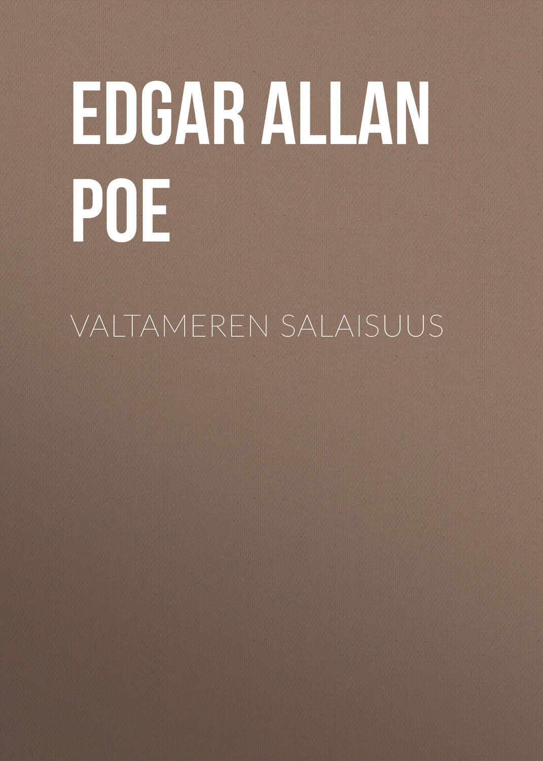 Обложка книги «Valtameren salaisuus»
