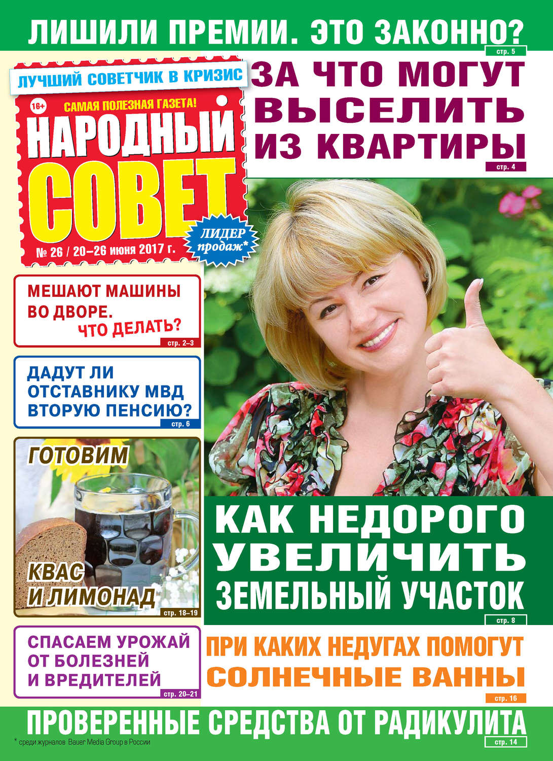 Обложка книги «Народный совет №26/2017»