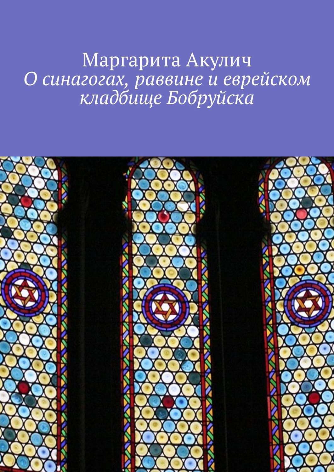 Обложка книги «О синагогах, раввине и еврейском кладбище Бобруйска»