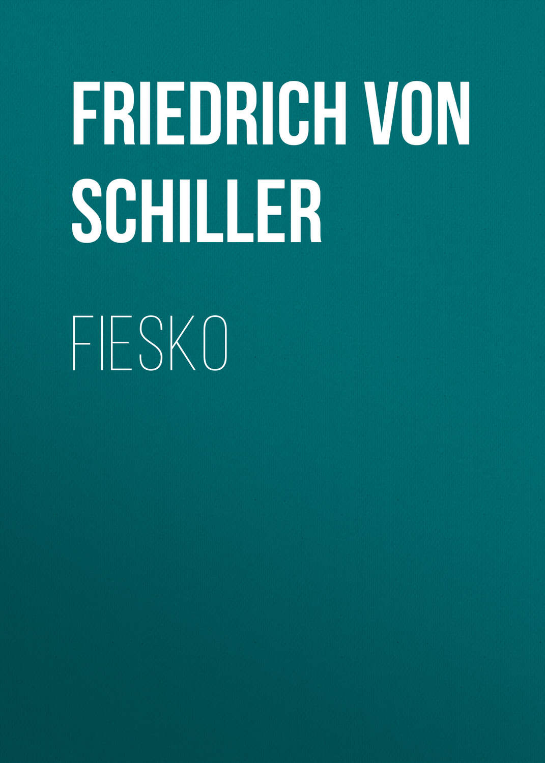 Обложка книги «Fiesko»