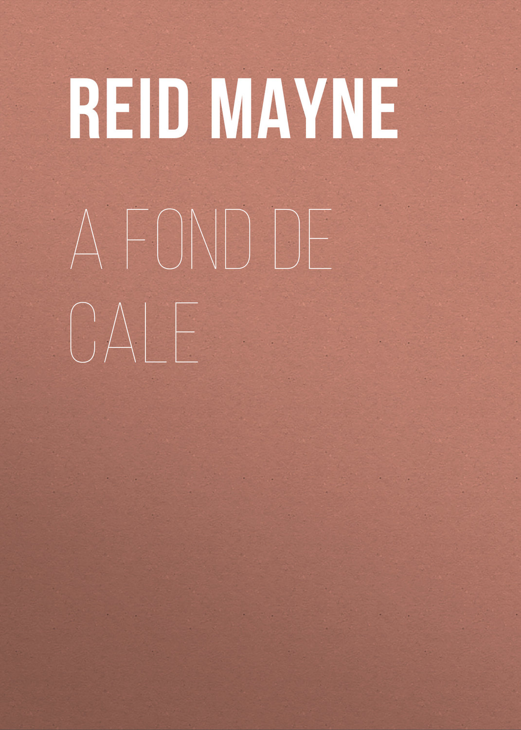 Обложка книги «A fond de cale»