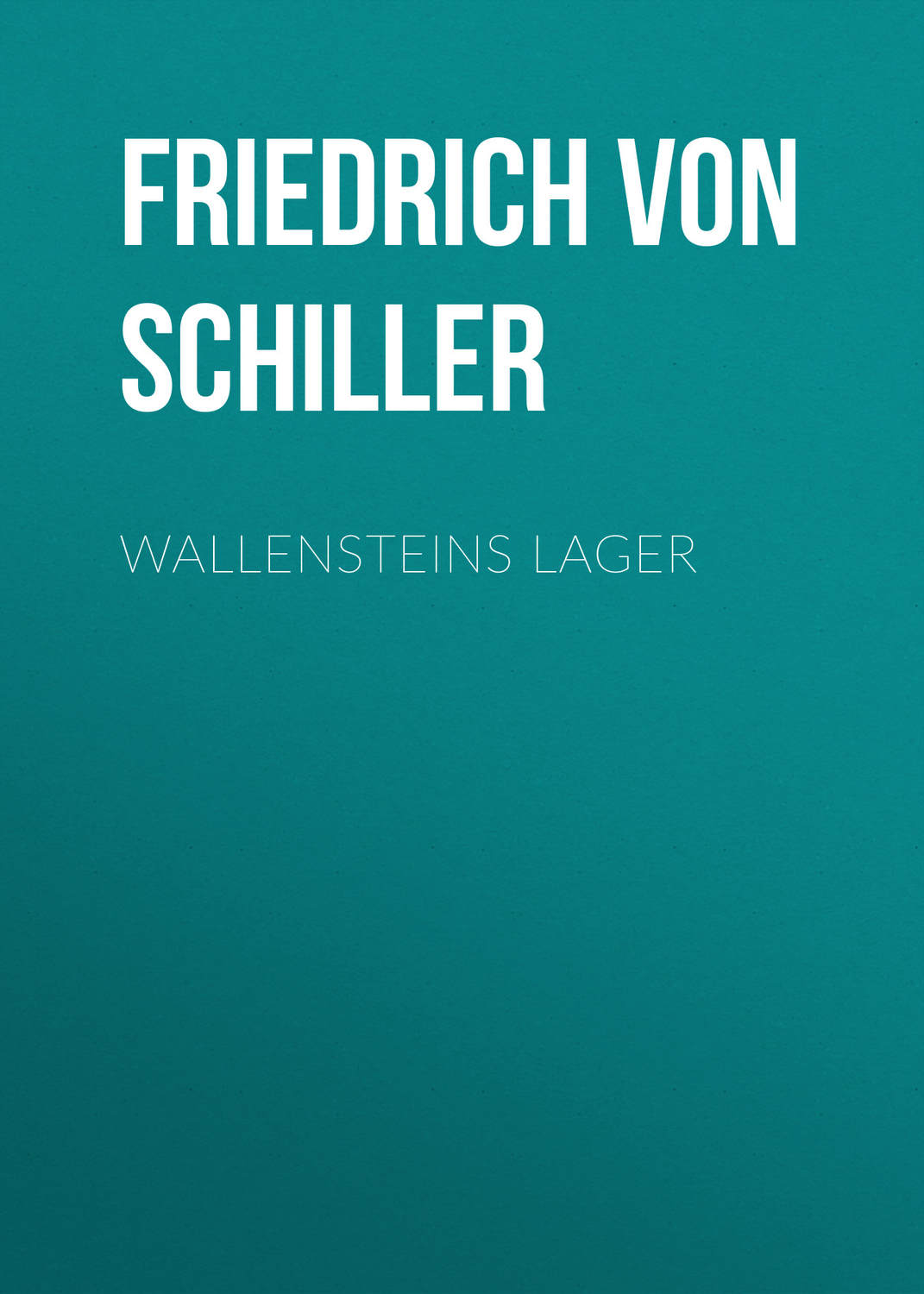Обложка книги «Wallensteins Lager»