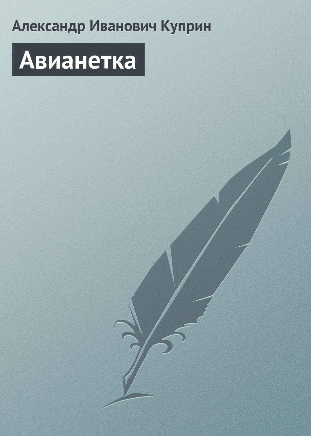 Обложка книги «Авианетка»