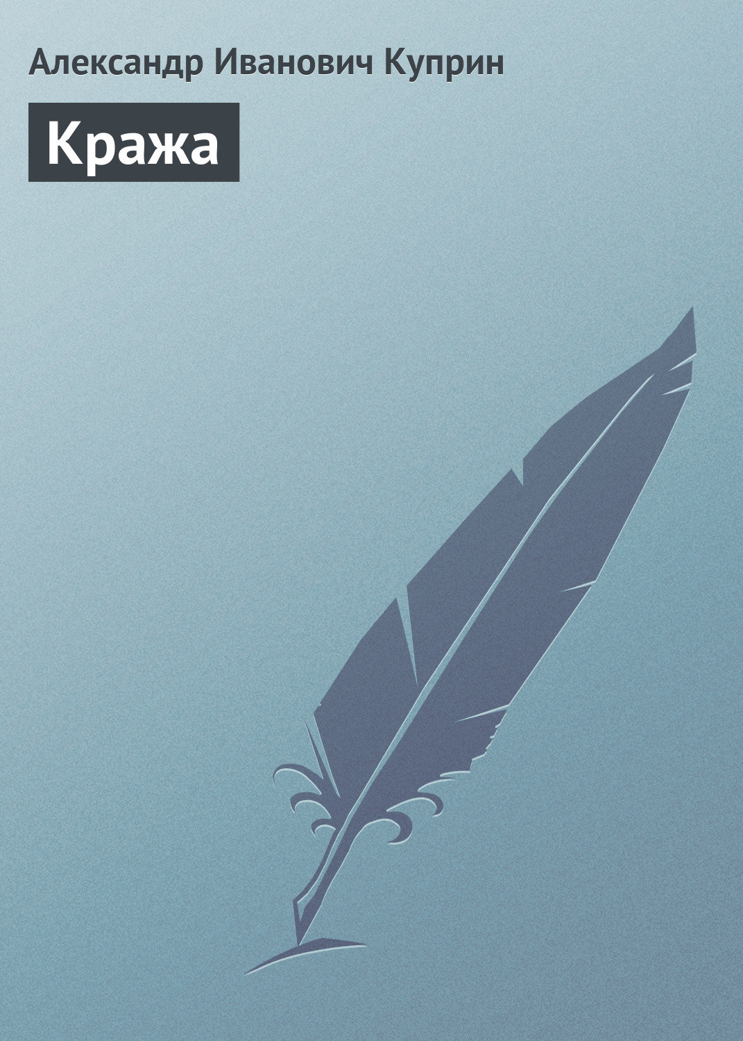 Обложка книги «Кража»