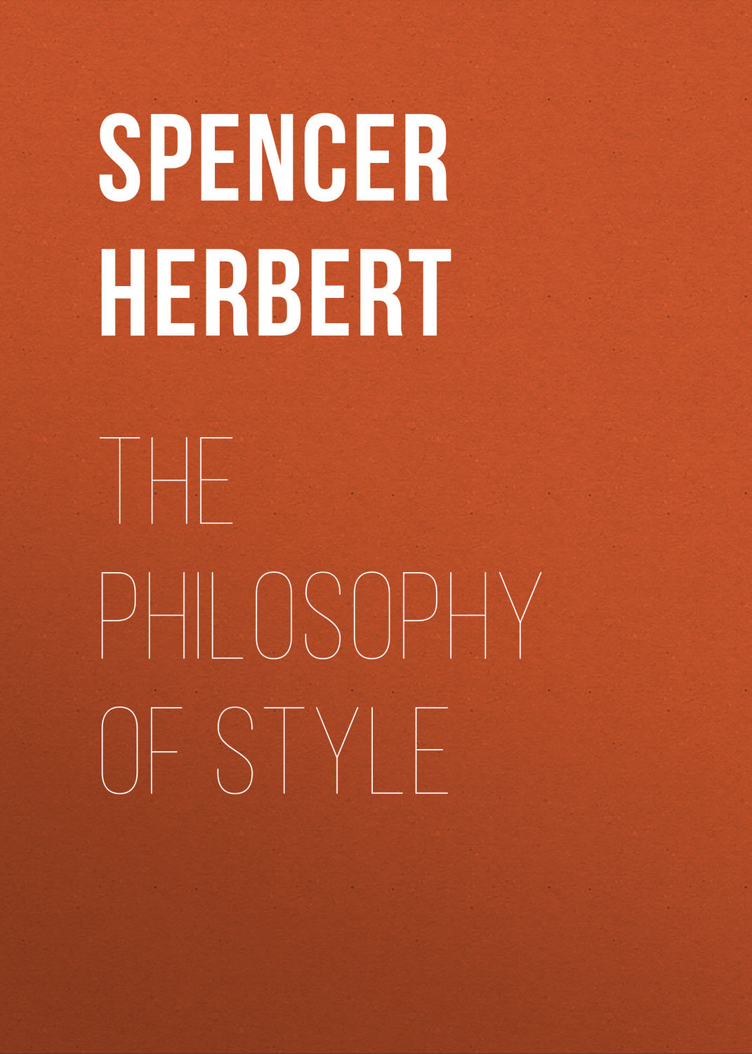 Обложка книги «The Philosophy of Style»