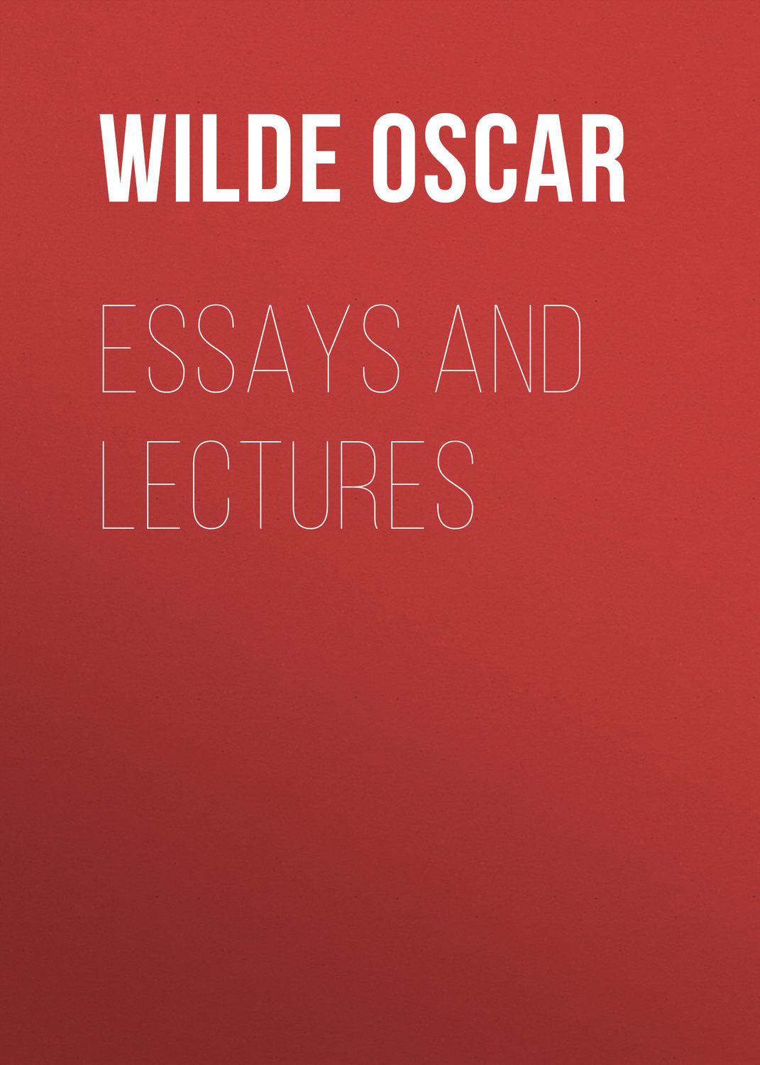 Обложка книги «Essays and Lectures»