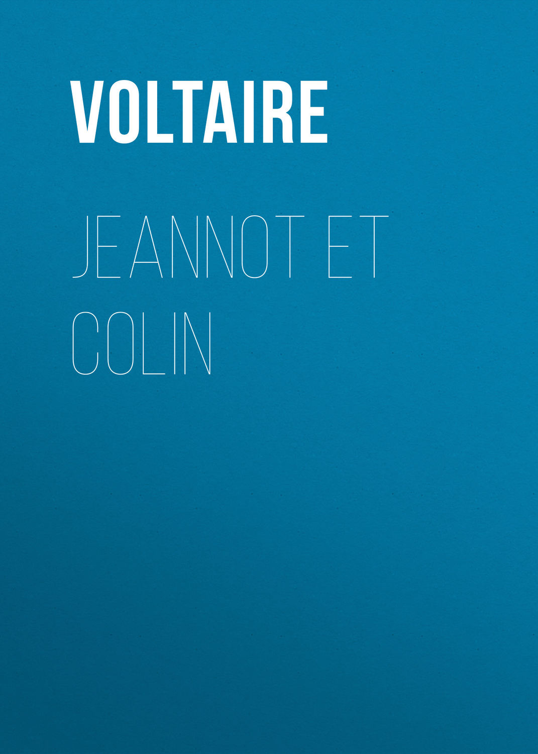 Обложка книги «Jeannot et Colin»