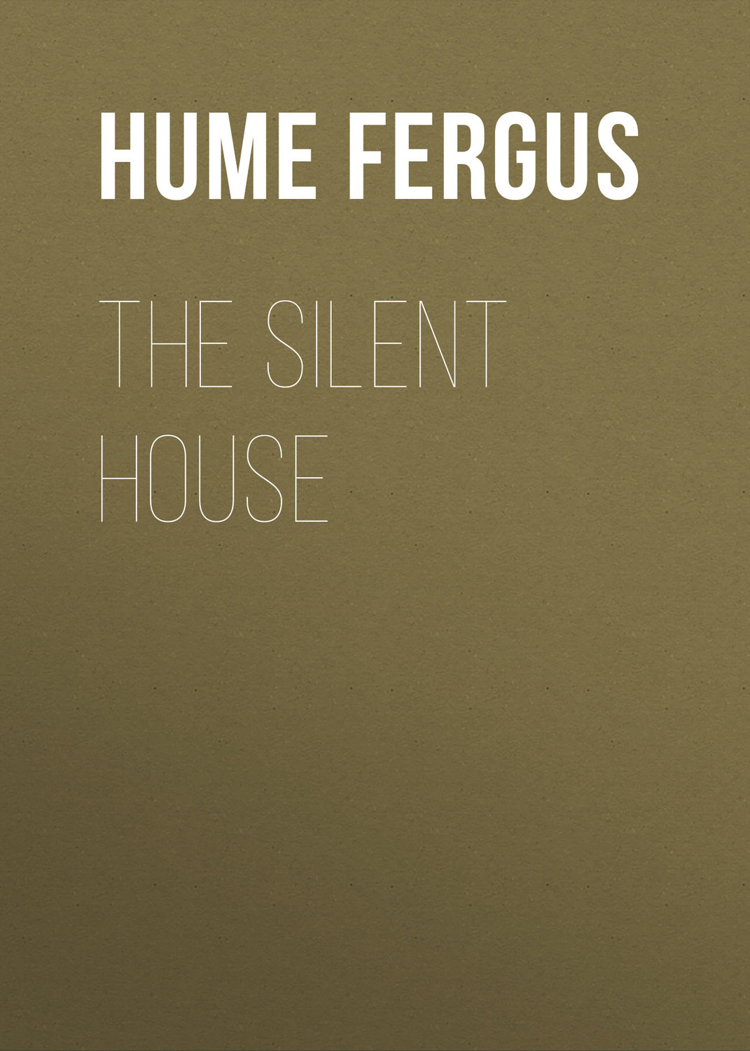 Обложка книги «The Silent House»