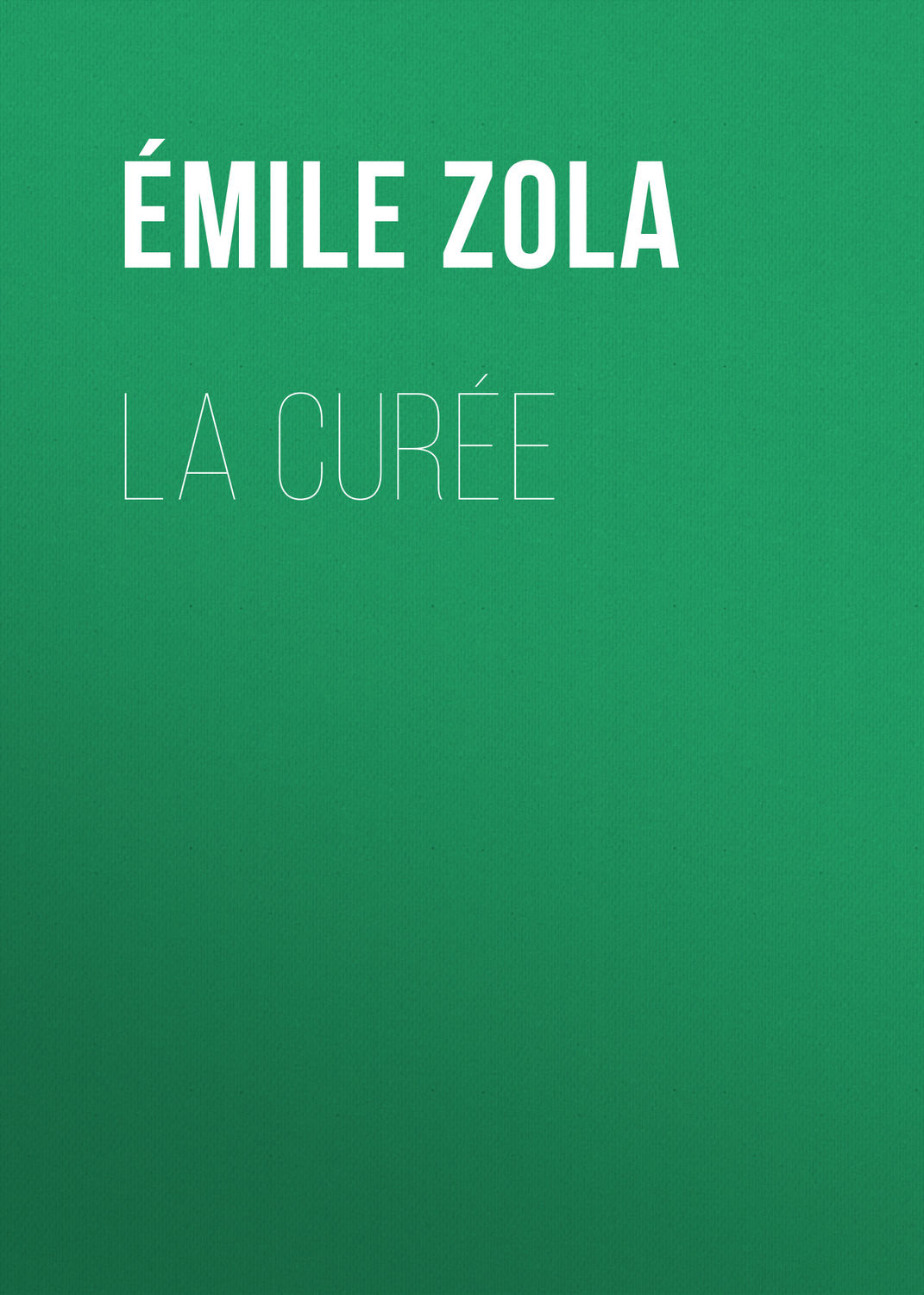 Обложка книги «La Curée»