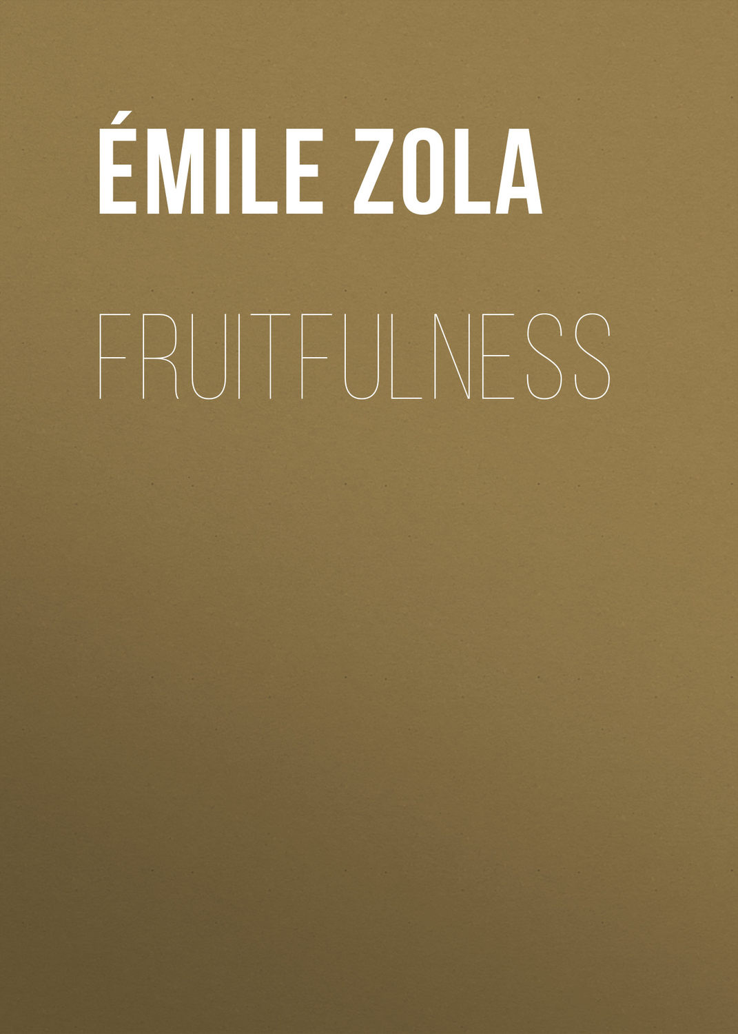 Обложка книги «Fruitfulness»