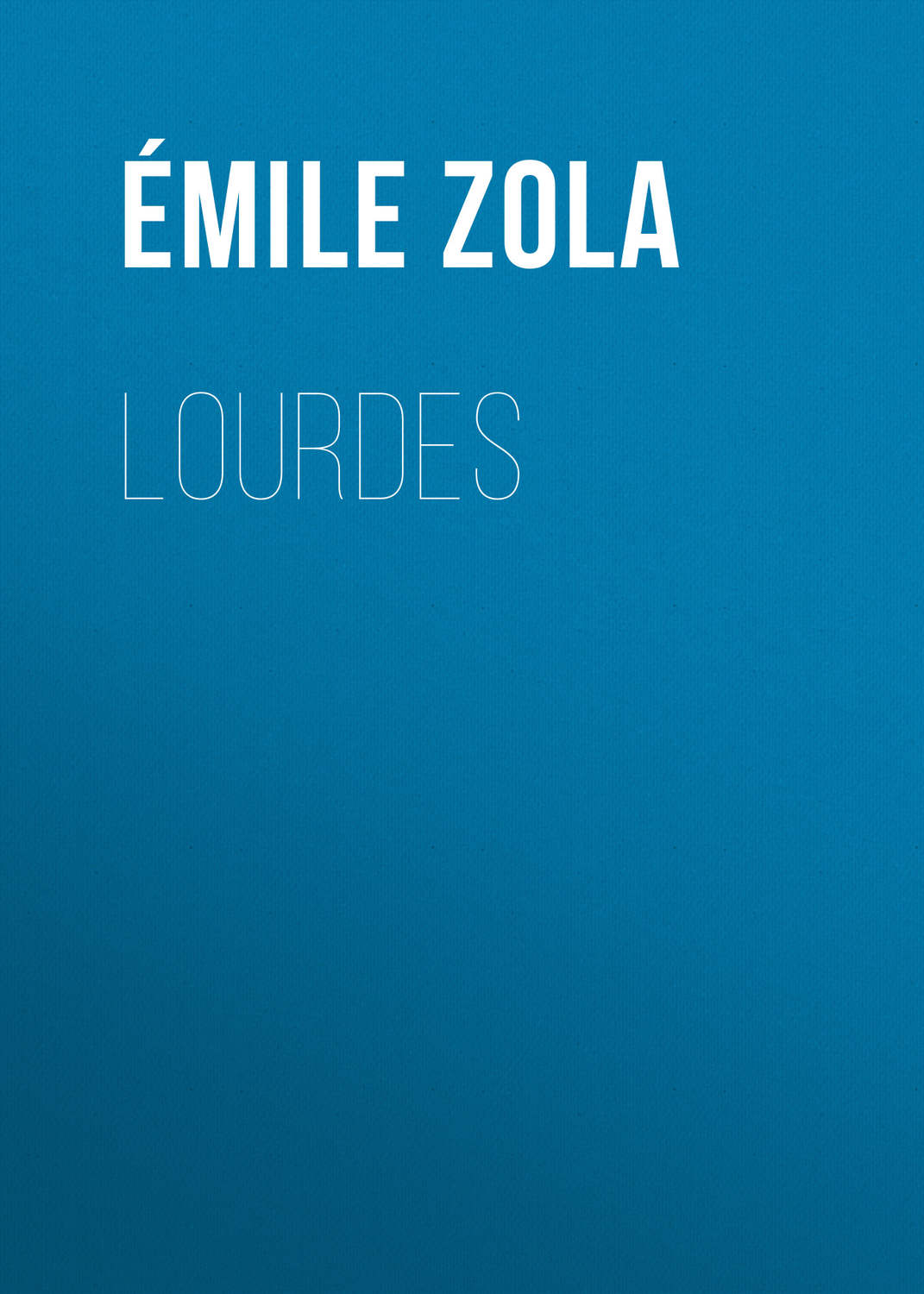 Обложка книги «Lourdes»