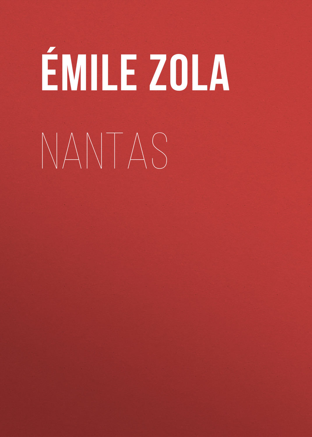Обложка книги «Nantas»
