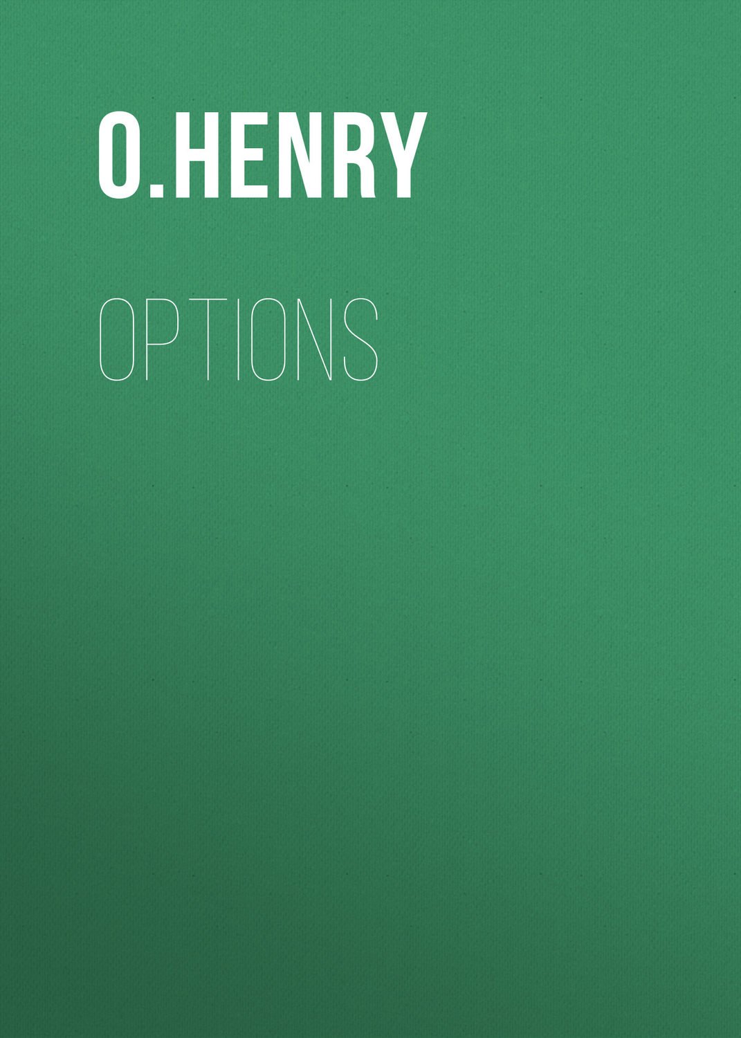 Обложка книги «Options»