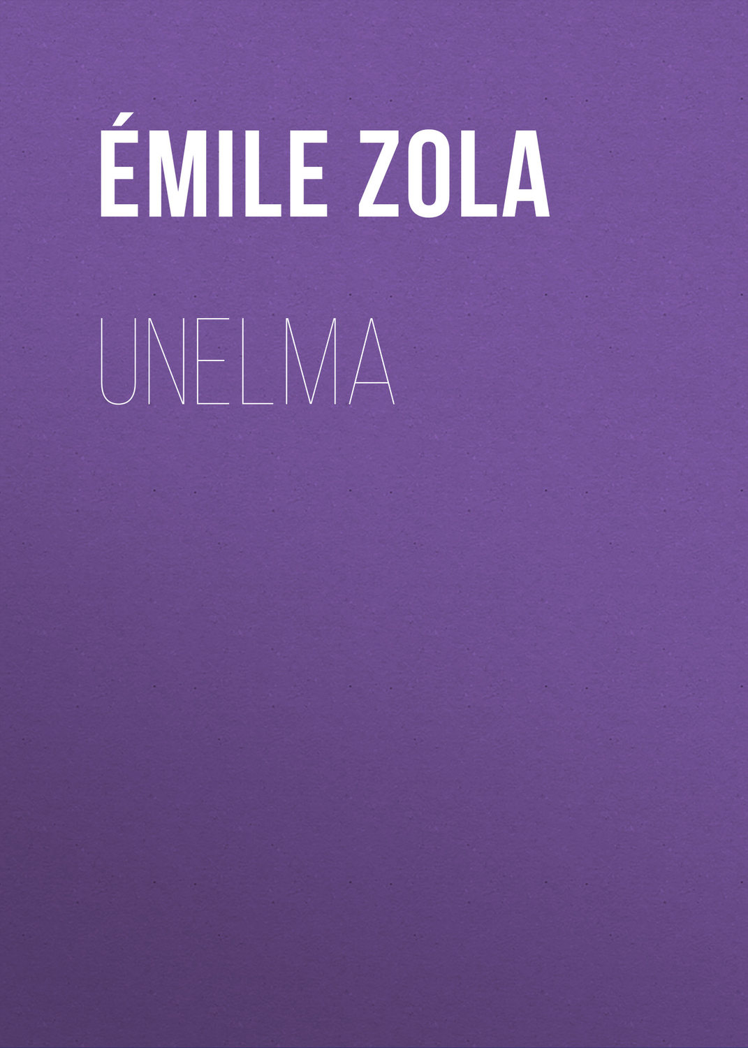 Обложка книги «Unelma»