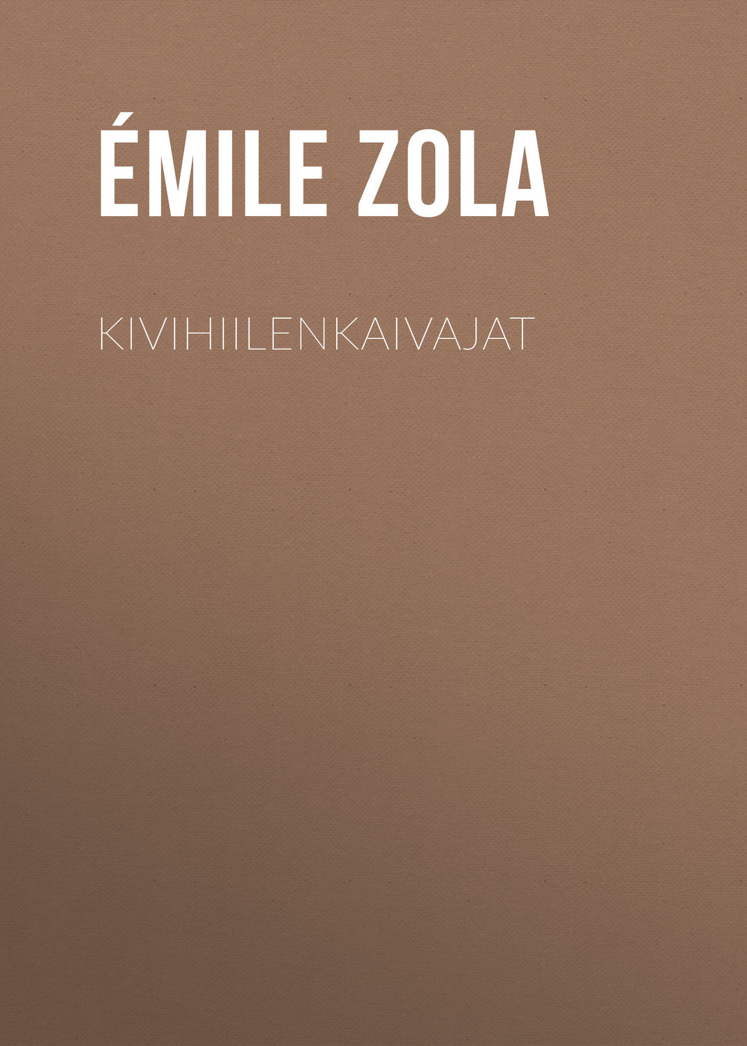 Обложка книги «Kivihiilenkaivajat»