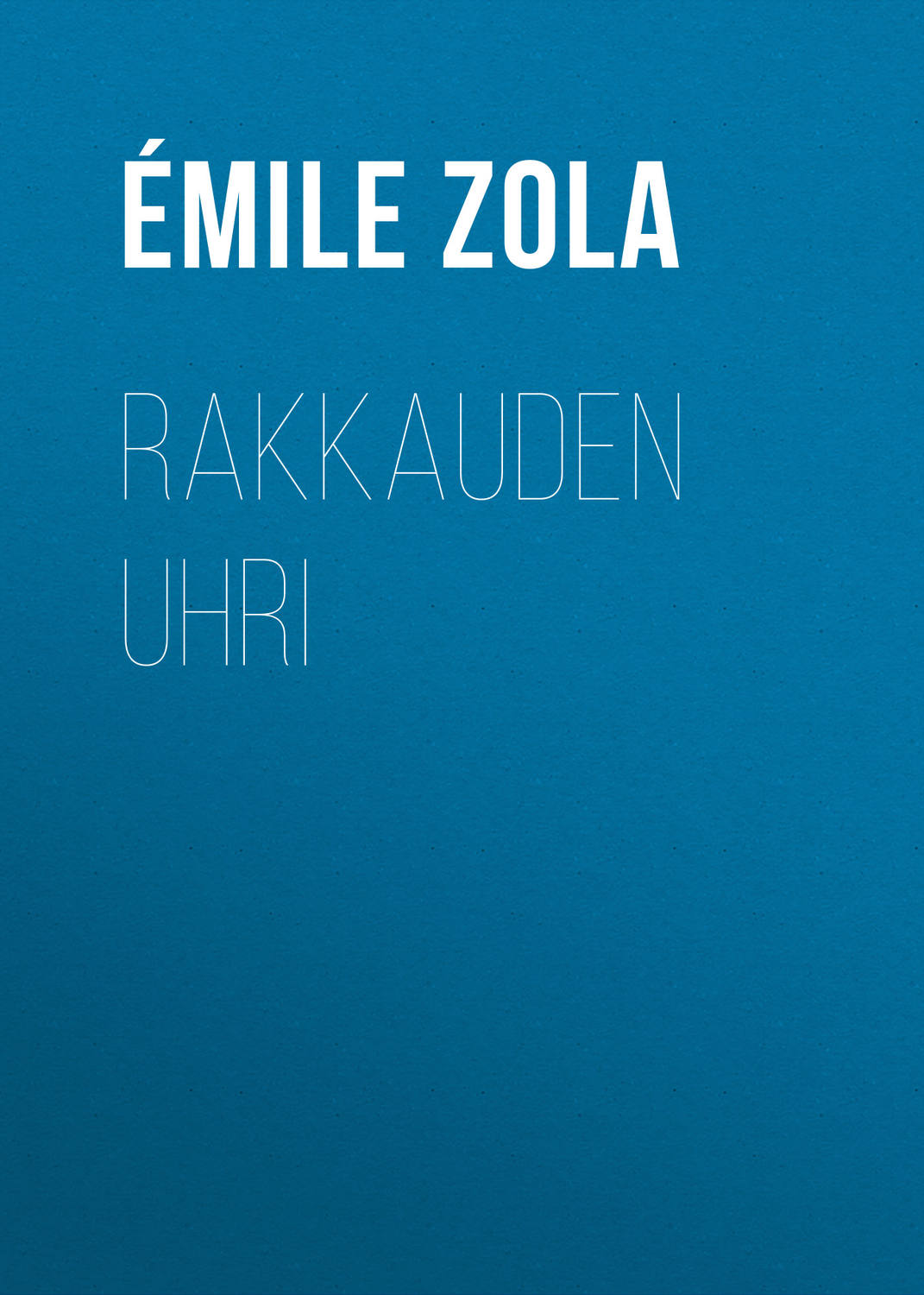 Обложка книги «Rakkauden uhri»