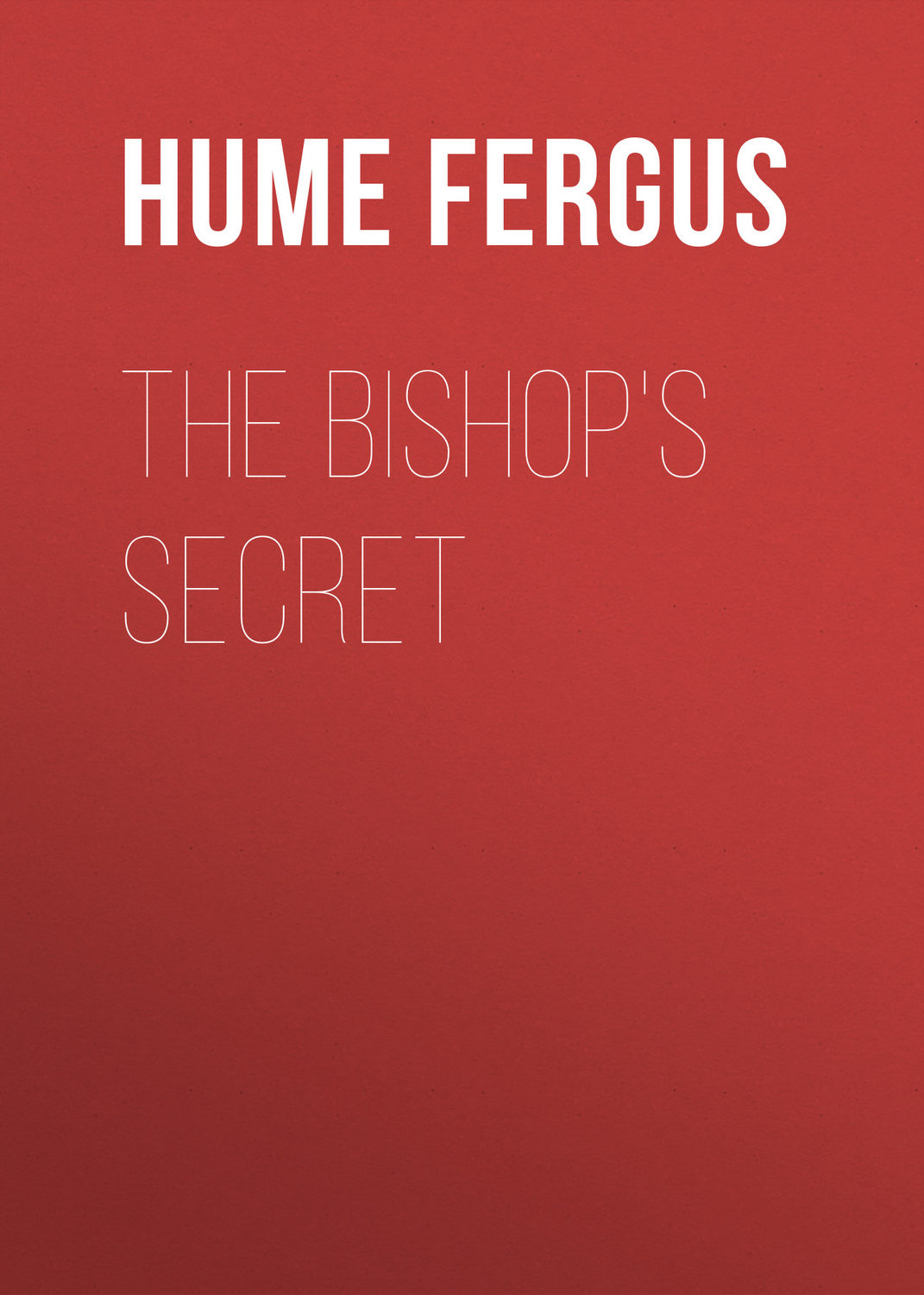 Обложка книги «The Bishop's Secret»