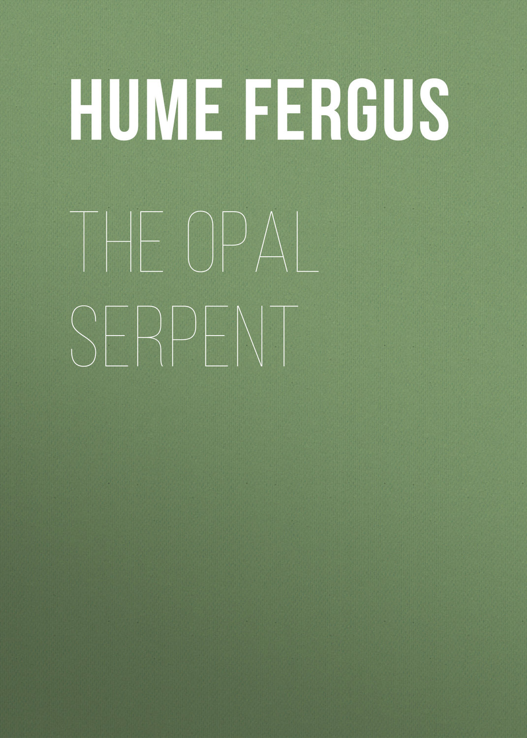 Обложка книги «The Opal Serpent»