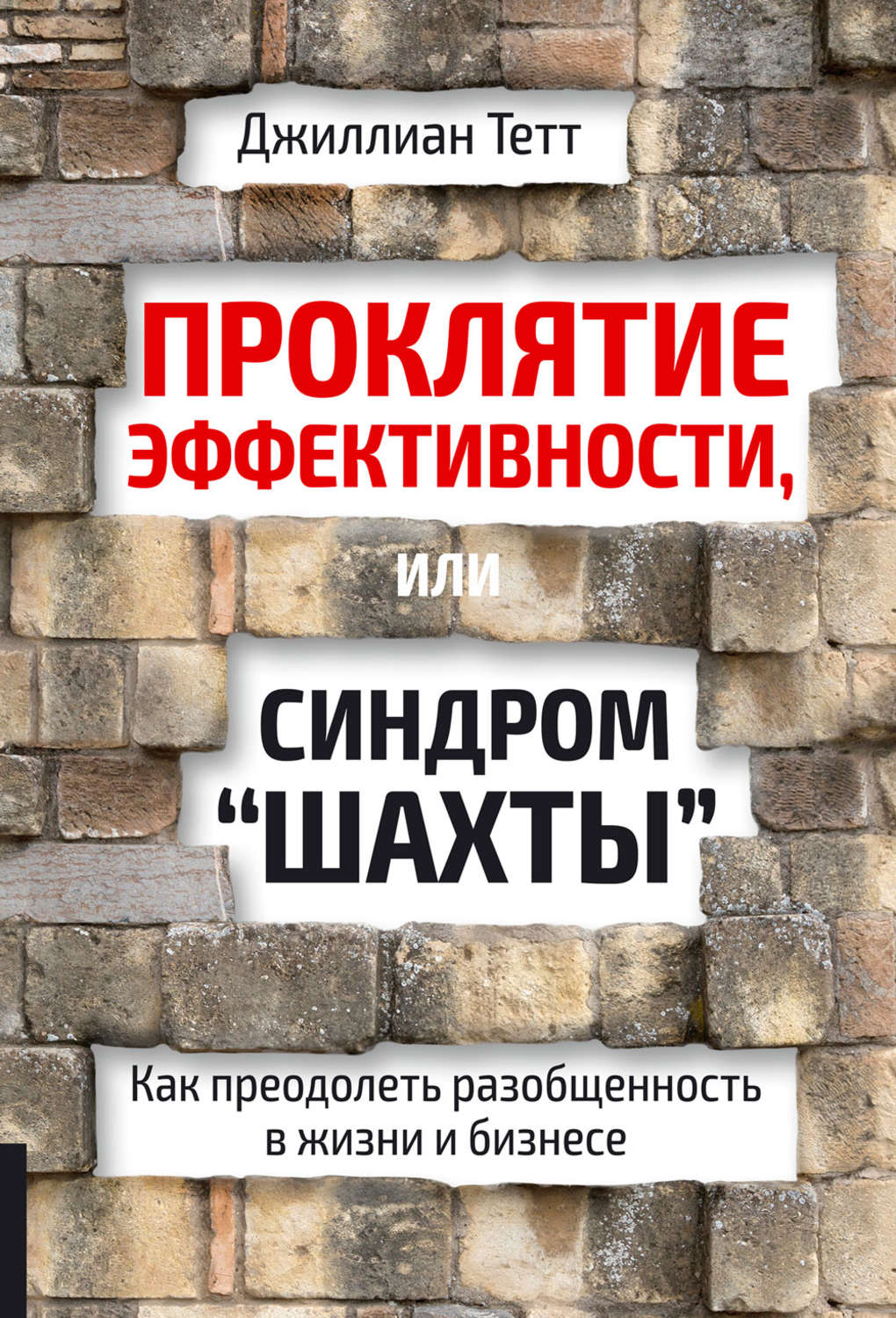 Обложка книги «Проклятие эффективности, или Синдром «шахты». Как преодолеть разобщенность в жизни и бизнесе»