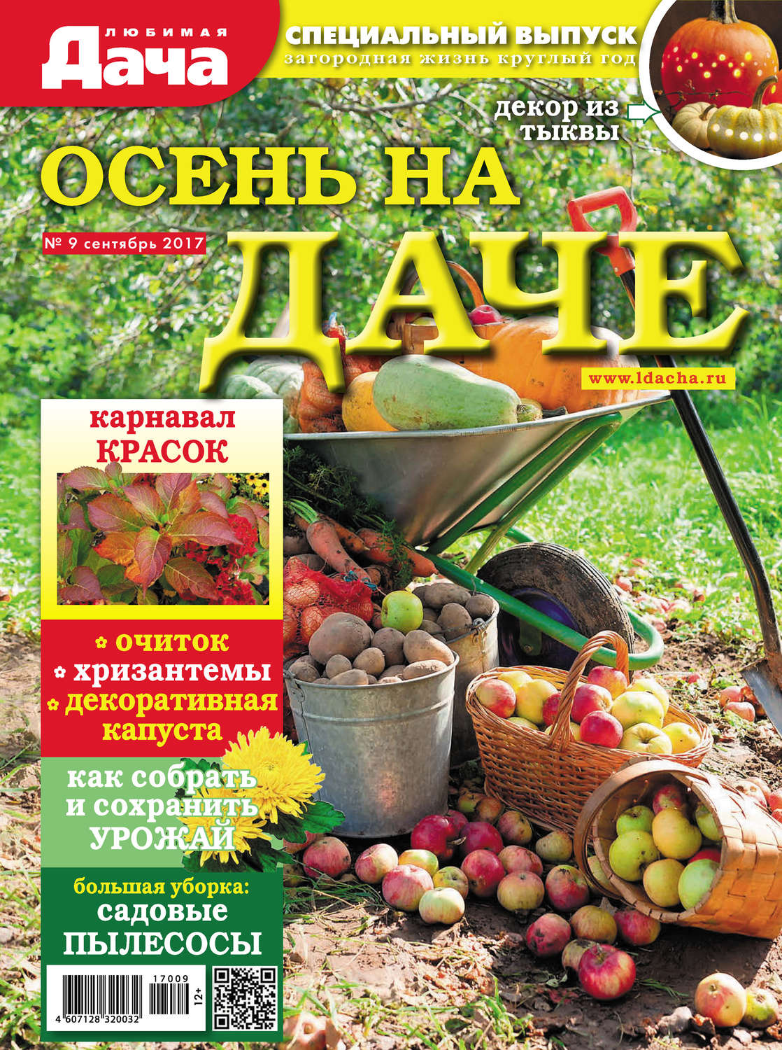 Обложка книги «Любимая дача. Спецвыпуск №09/2017. Осень на даче»
